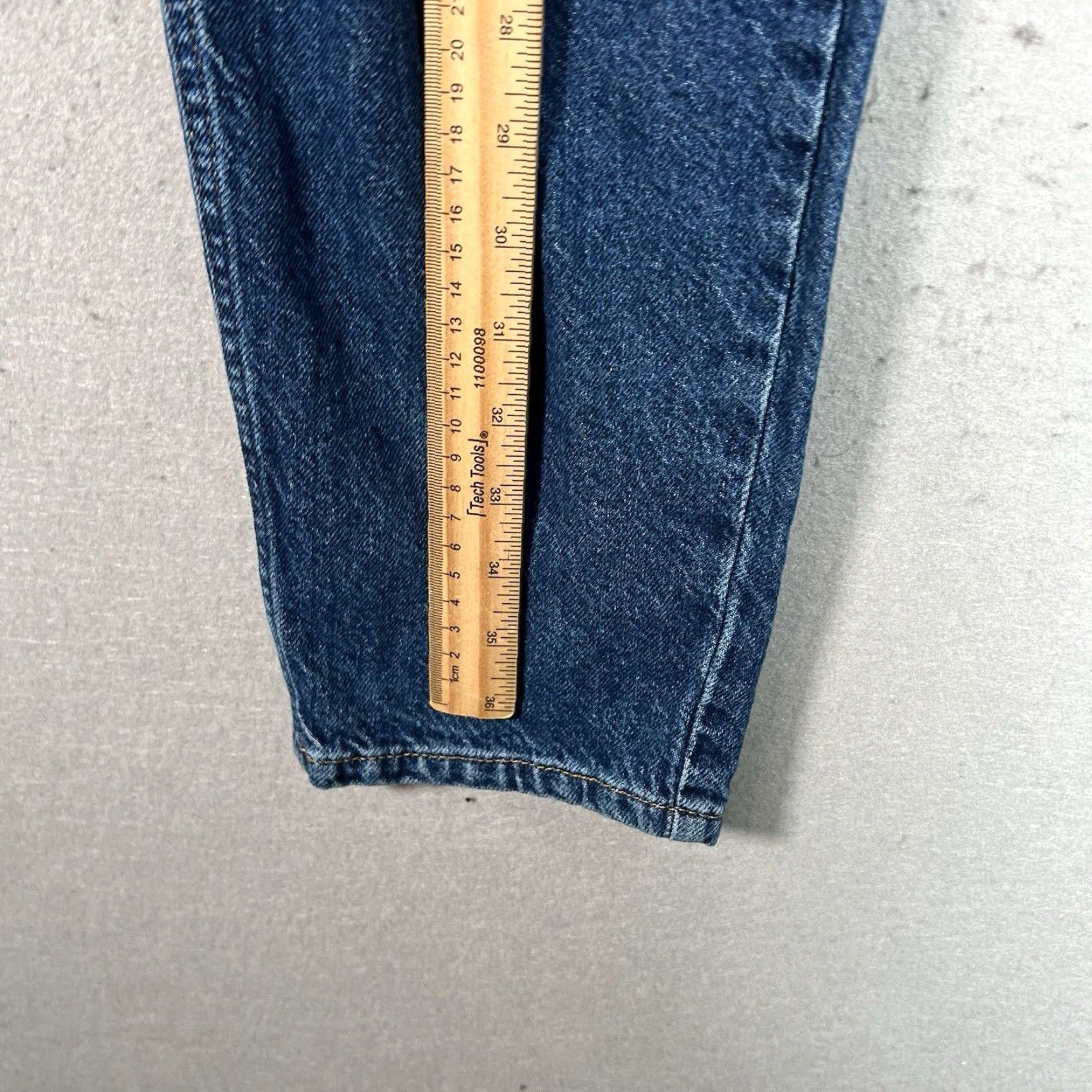 Mango VINTAGE Mango Denim Jeans Womens 10 Blue Medium Wash 100% Cotton Mom Shirt Size 32" / US 10 / IT 46 - 3 Thumbnail