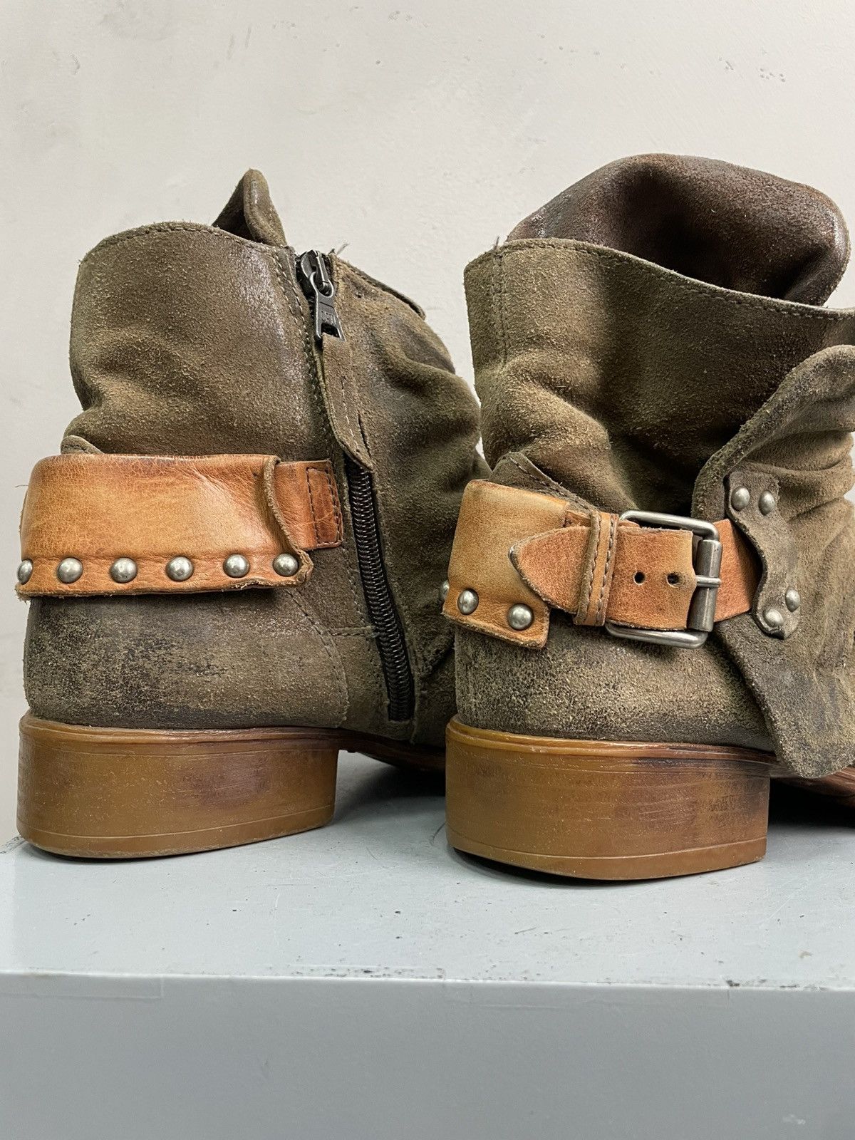 A.S.98 A.S. 98 style leather avant garde boots suede tornado mart Size US 7.5 / EU 40-41 - 10 Thumbnail