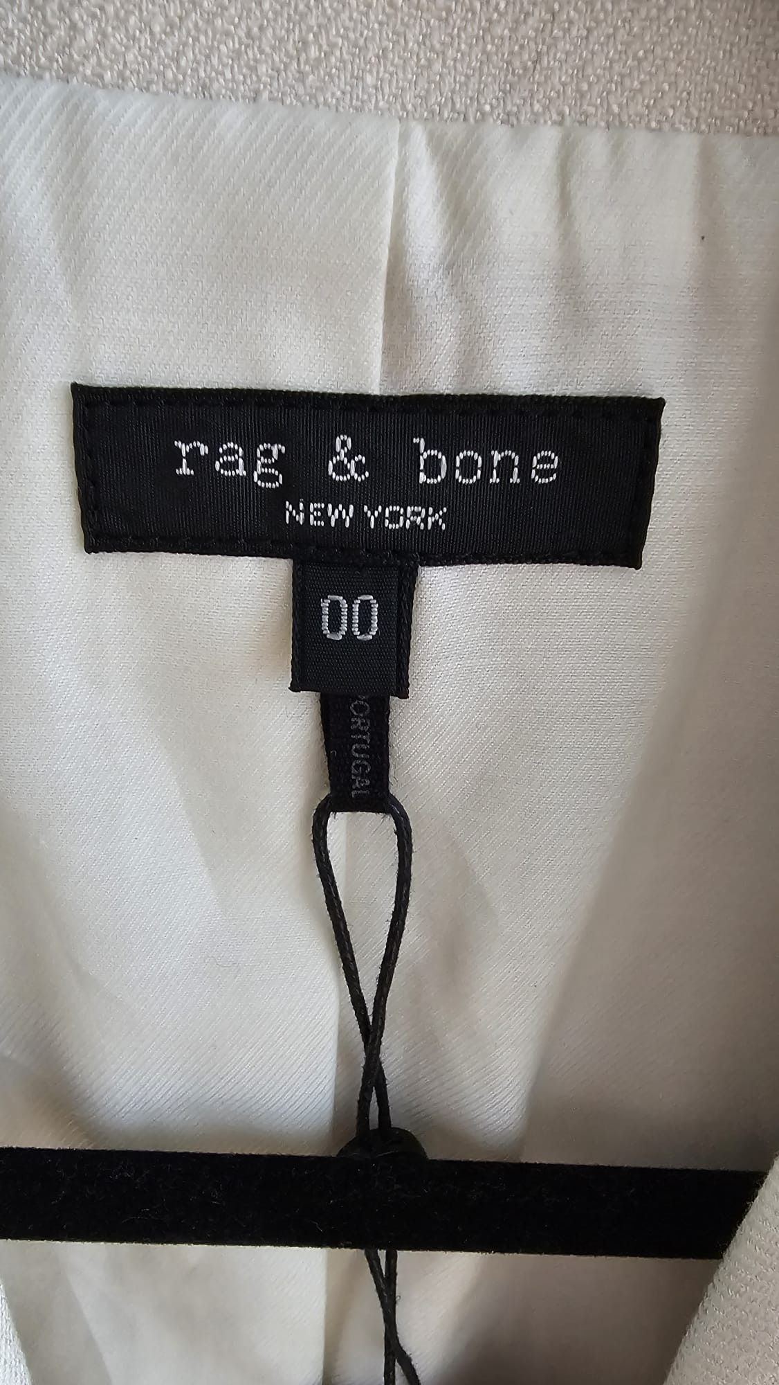 Rag & Bone Ivory Suzanne Blazer | Rag & Bone Size XXS / US 00 / IT 34 - 4 Thumbnail