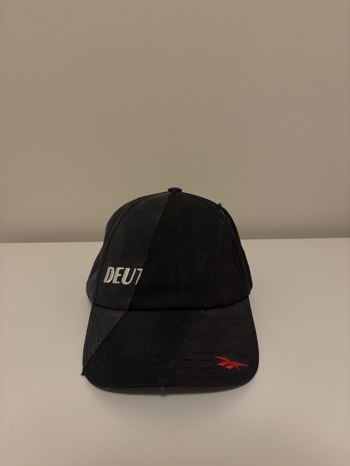 Reebok × Vetements Runway reconstructed cap Vetements Reebok collab |  Grailed