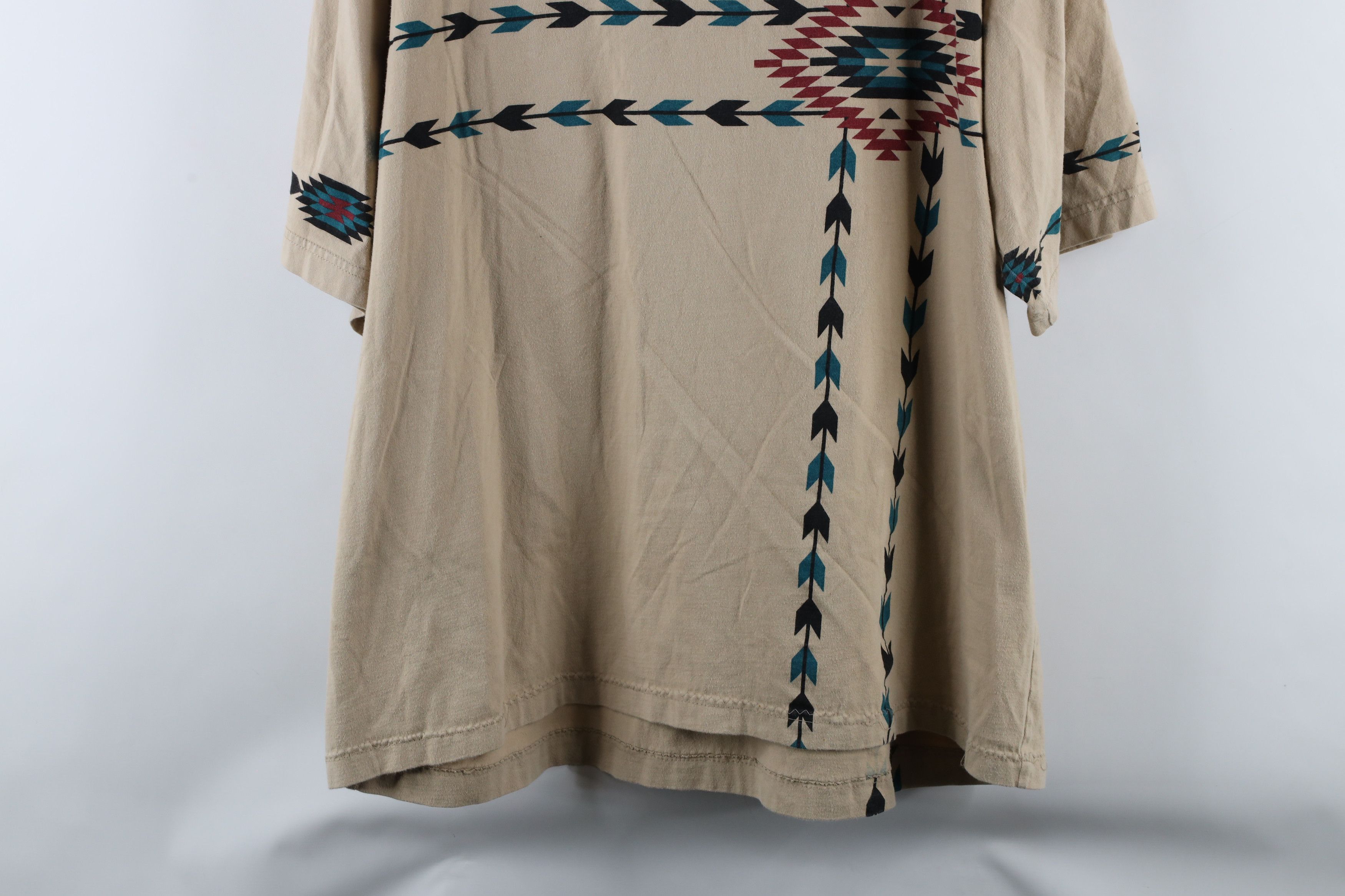 Vintage Vintage 90s Streetwear Southwestern Collared Polo Shirt Size US XXL / EU 58 / 5 - 12 Thumbnail