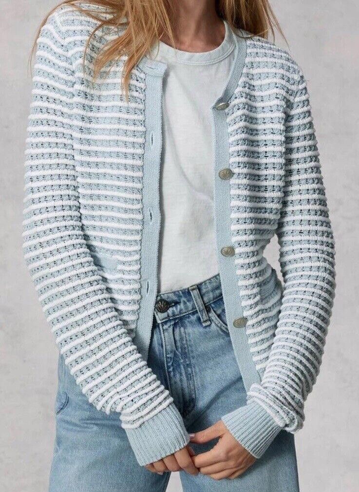 Rag & Bone Rag & Bone Womens Marlee Striped Cardigan Size Small Size S / US 4 / IT 40 - 3 Thumbnail