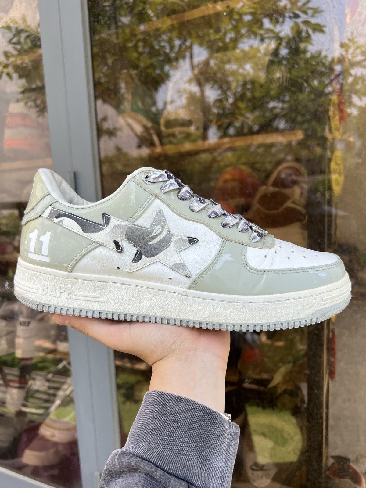 Bape Bape Sta Camo Grey Anniversary 11th Size US 10 / EU 43 - 1 Thumbnail