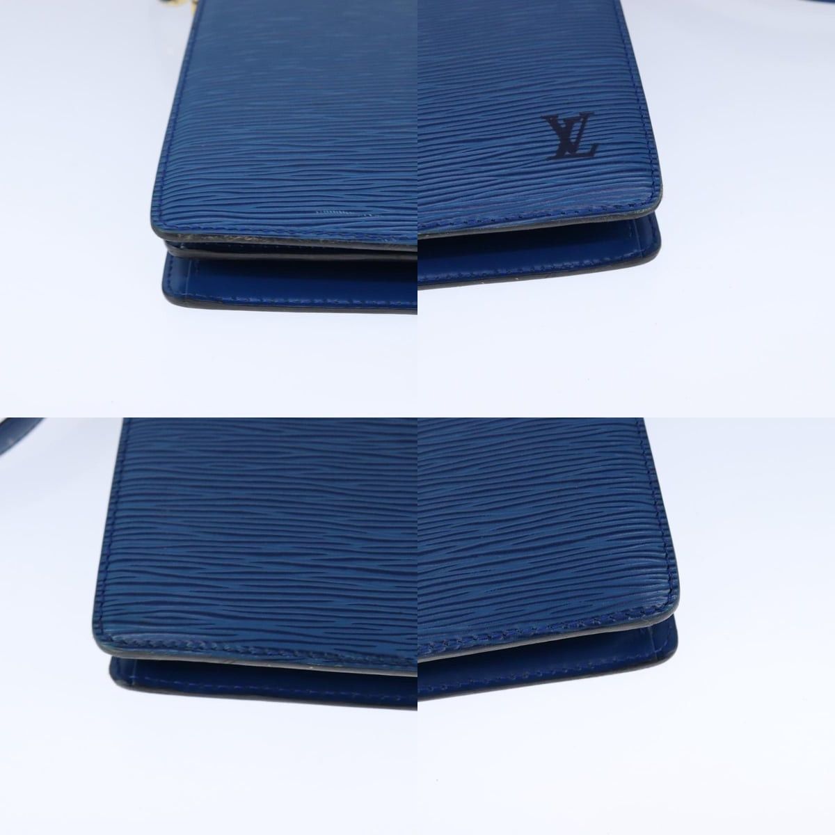Louis Vuitton LOUIS VUITTON Epi Capuchin Shoulder Bag Blue M52345 Size ONE SIZE - 10 Thumbnail