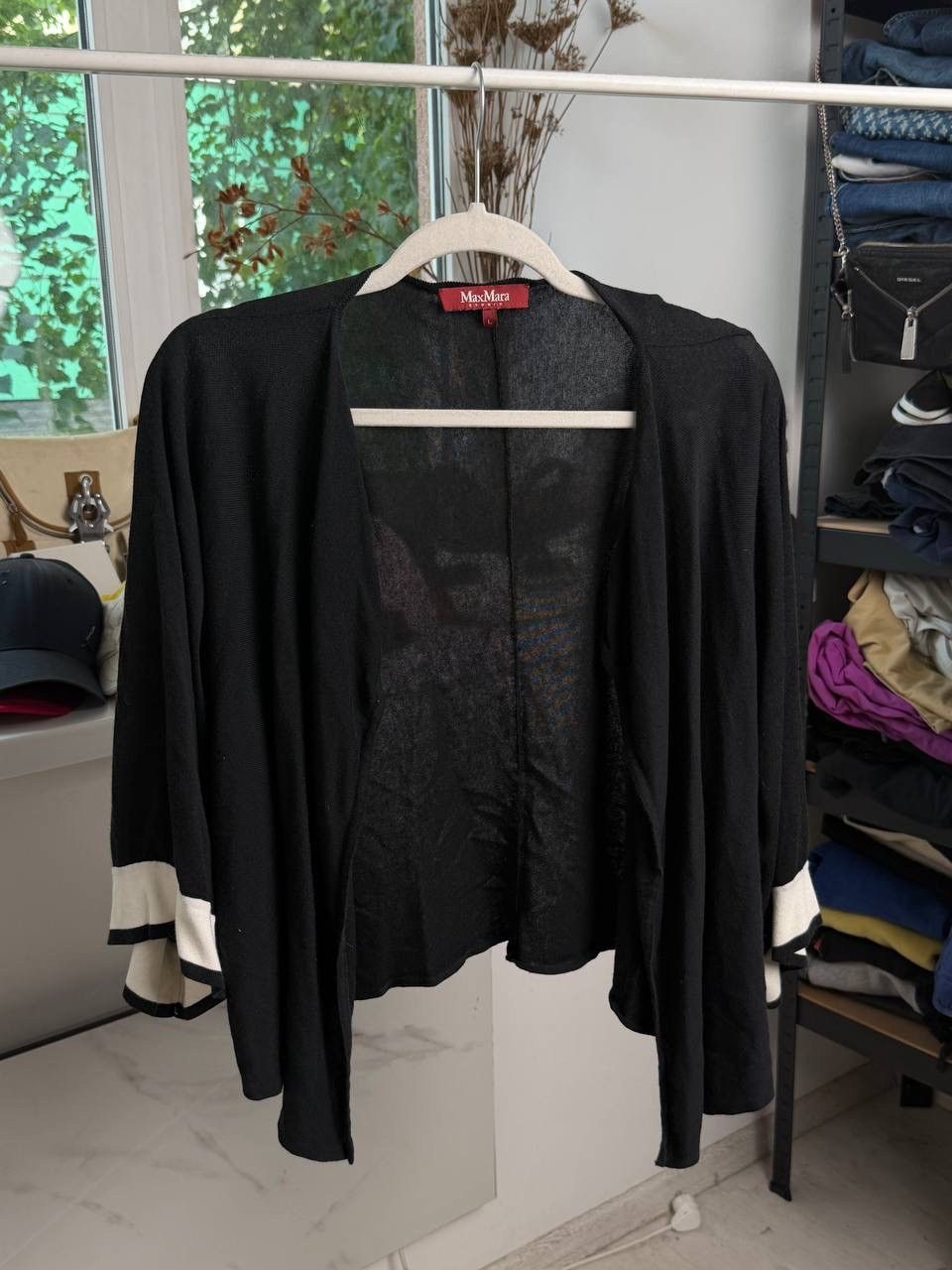 Max Mara Max Mara Studio Lightweight Summer Cardigan Knit Jacket Size L / US 10 / IT 46 - 1 Thumbnail