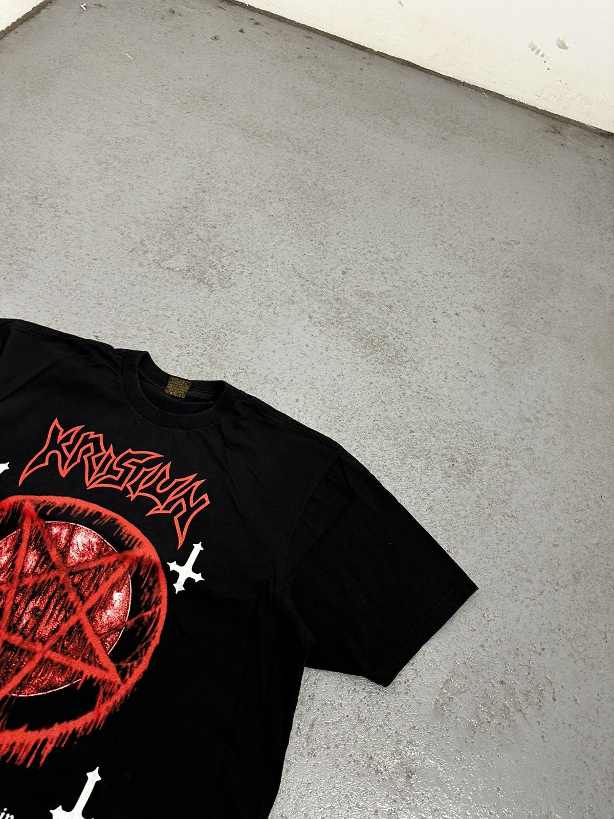 Band Tees Krisiun Black Force Domain Death Black Metal Tee Size US L / EU 52-54 / 3 - 4 Thumbnail