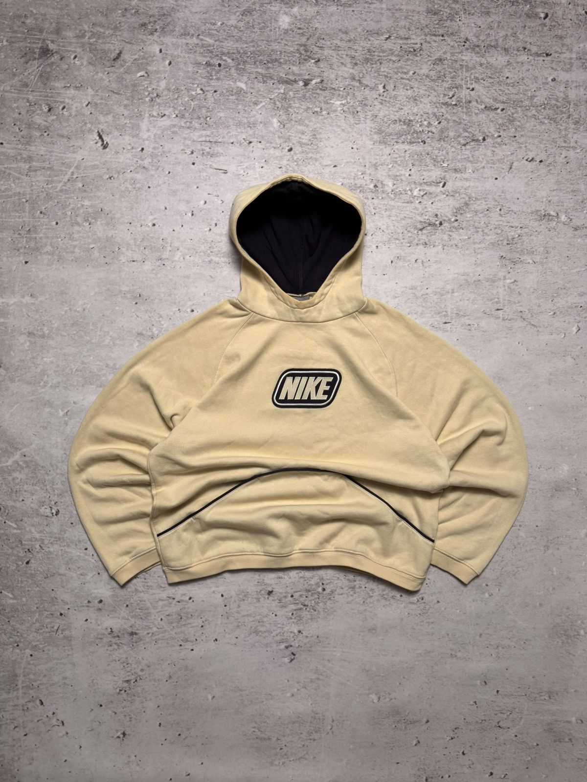Nike × Vintage NIKE VINTAGE CENTER LOGO OVERSIZE BOXY HOODIE Size US S / EU 44-46 / 1 - 1 Thumbnail