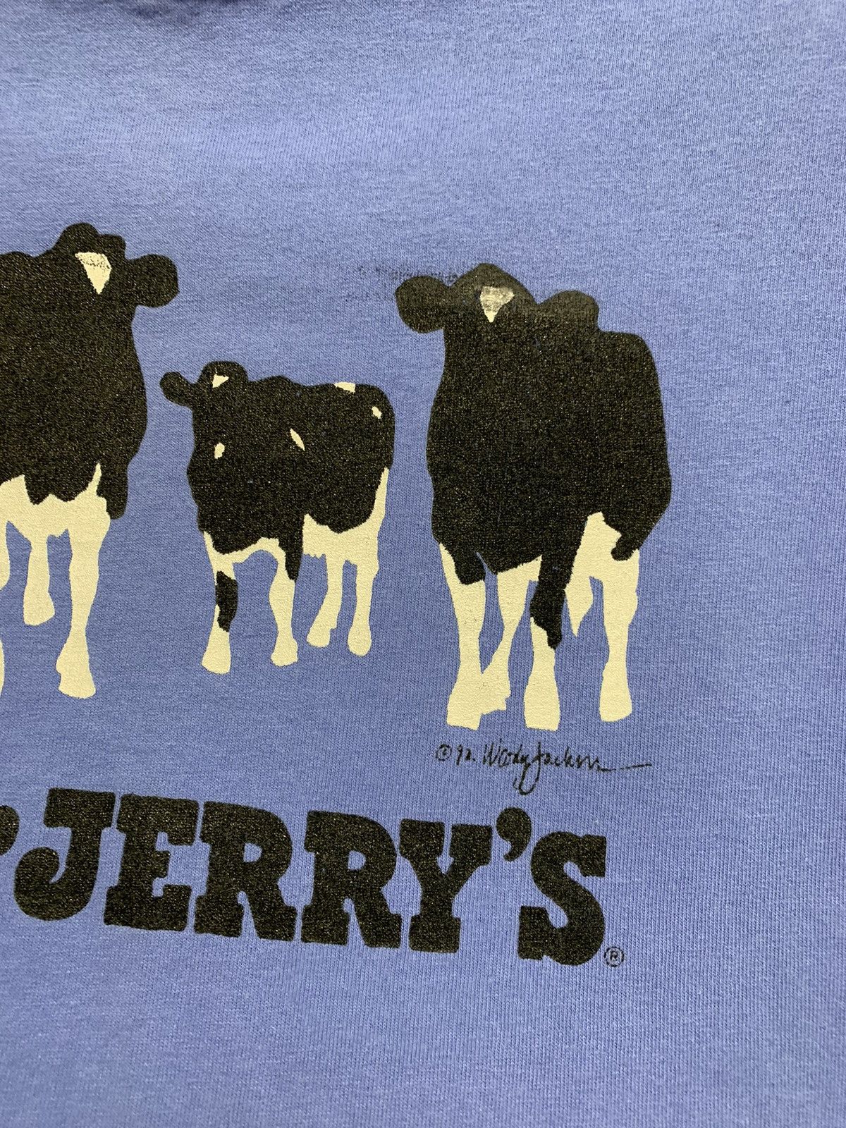 Hanes Vintage Ben & Jerrys 1990th single t-shirt made in Usa cow Size US L / EU 52-54 / 3 - 7 Thumbnail