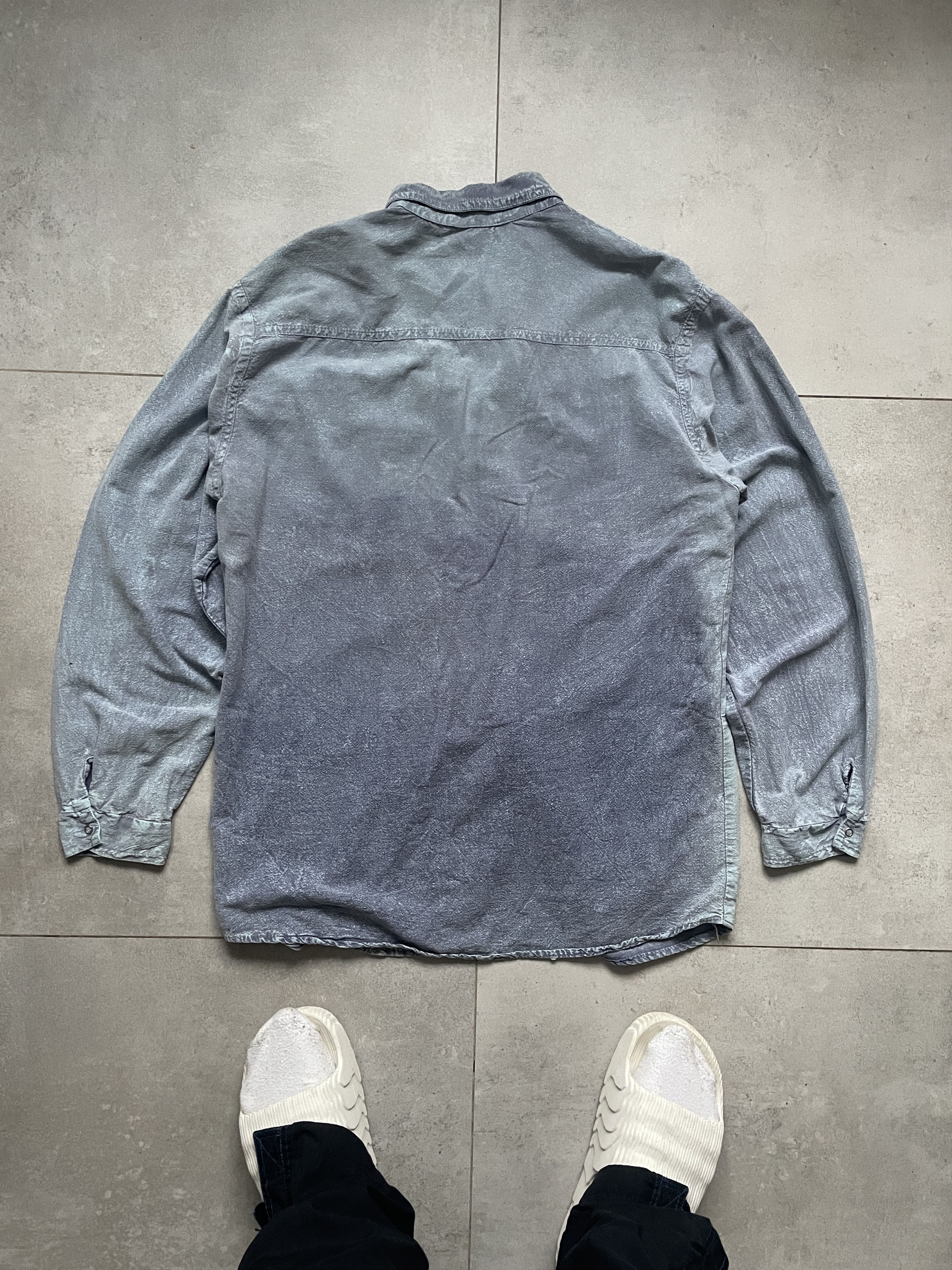 Japanese Brand × Vintage VINTAGE ARCHIVAL OMBRE TIE DYE LONGSLEEVE SHIRT Size US XL / EU 56 / 4 - 2 Thumbnail