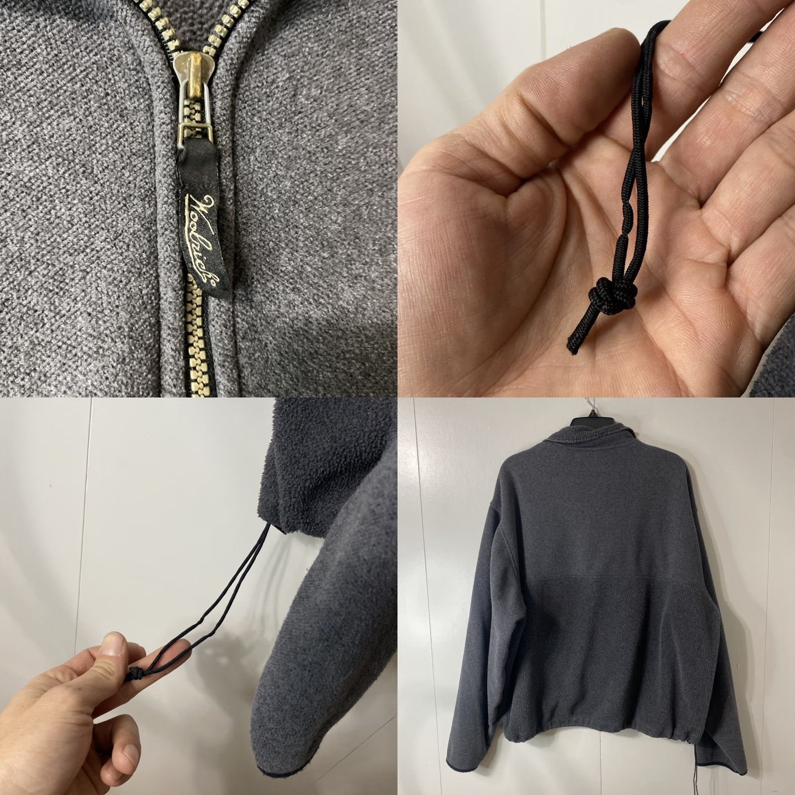 Vintage Woolrich Jacket Mens Large Half Zip Black Polyester Fleece Outdoor 1/2 Zip Insulated Stand-Up Collar Casual Winter Size US L / EU 52-54 / 3 - 8 Thumbnail