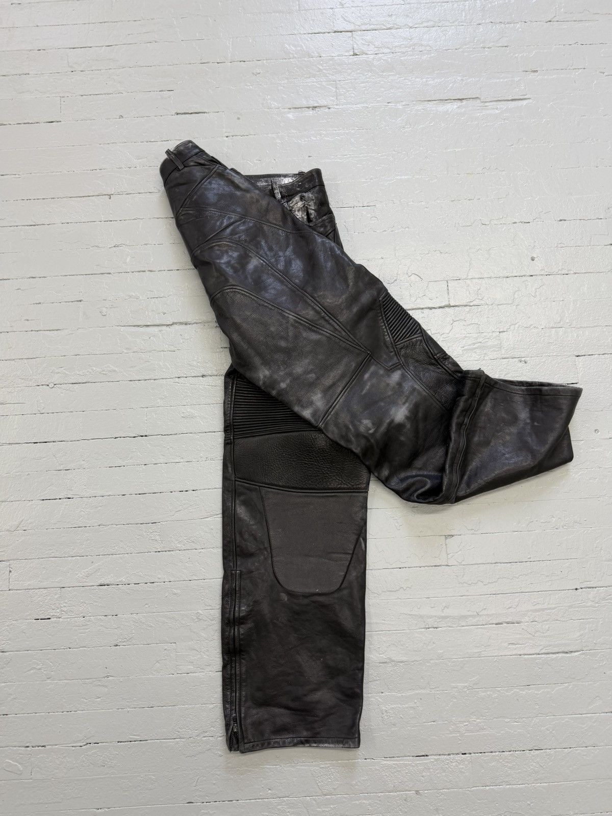 Balenciaga Balenciaga Biker Moto Pants Size US 34 / EU 50 - 4 Thumbnail