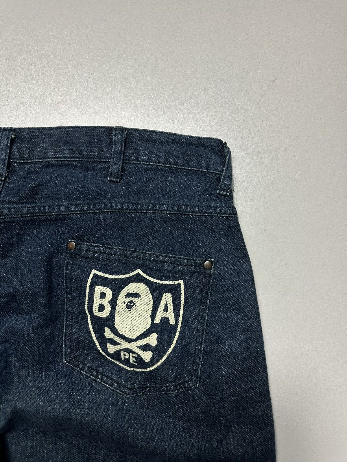 Bape Vintage Bape Pirate Store Jeans Size US 36 / EU 52 - 2 Thumbnail