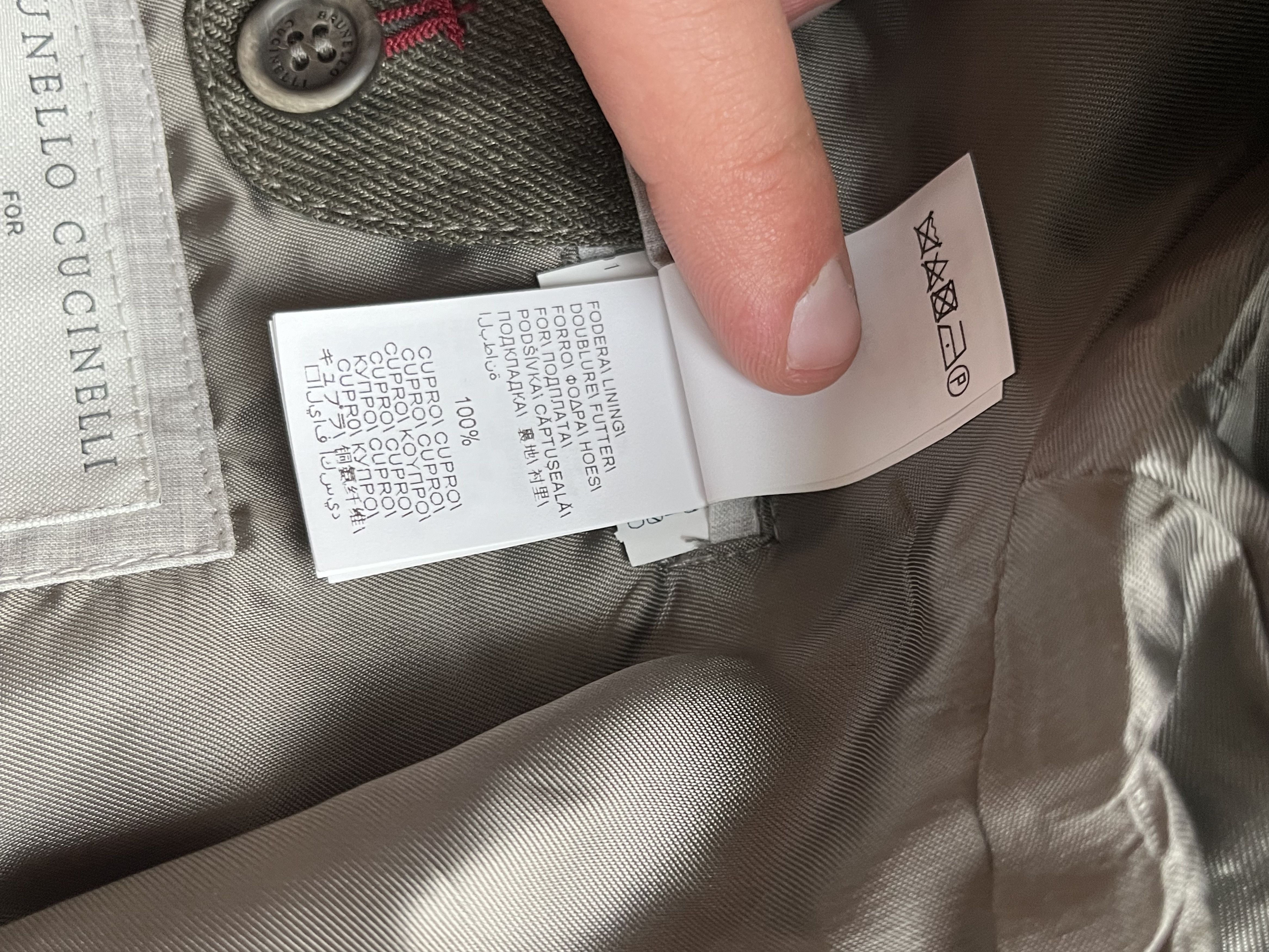 Brunello Cucinelli BRUNELLO CUCINELLI Olive Green Linen Safari Field Jacket Size US M / EU 48-50 / 2 - 11 Thumbnail
