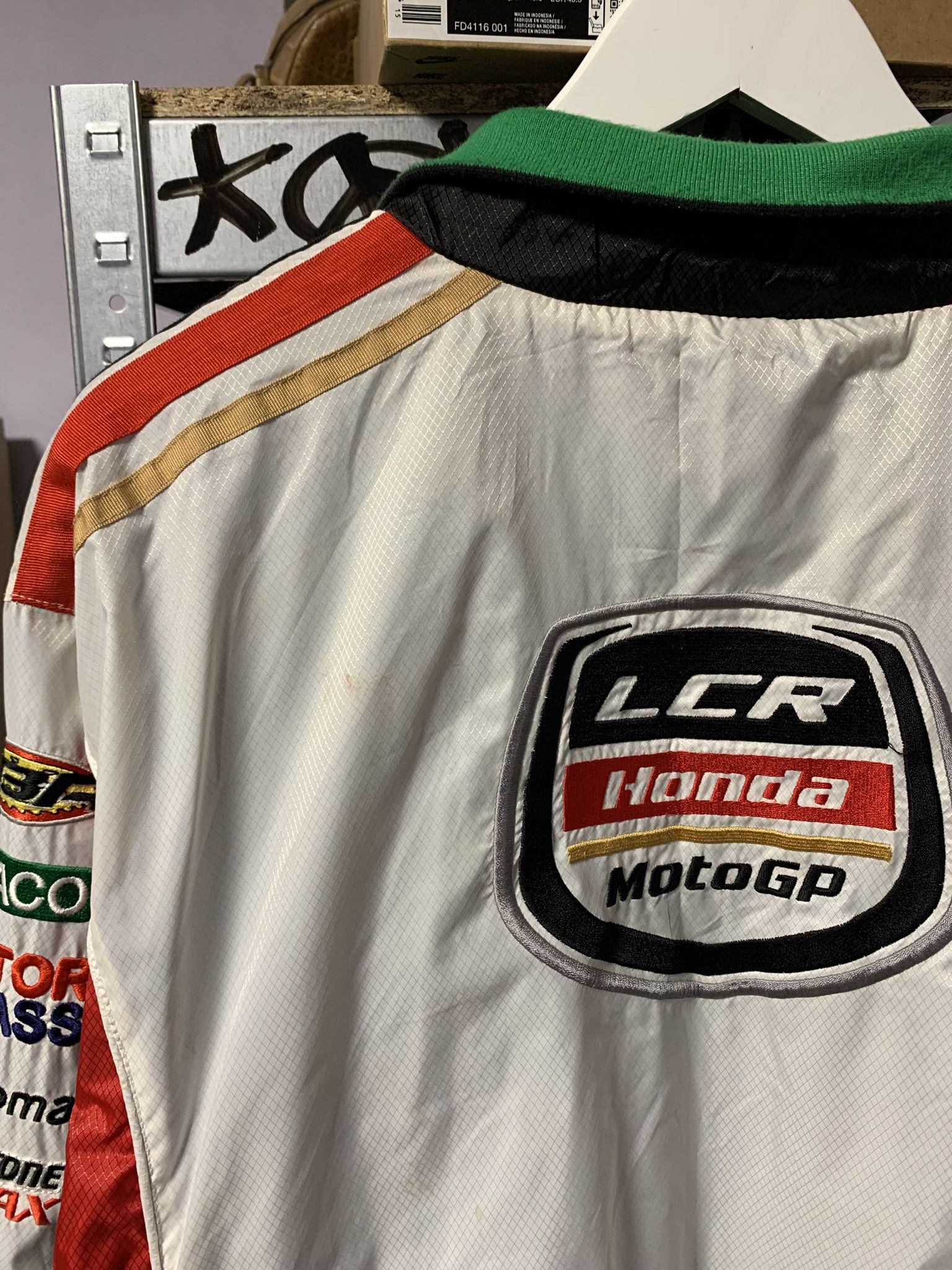 Honda Vintage Honda LCR Moto GP Racing Team Nylon Red White Jacket Size US XL / EU 56 / 4 - 9 Thumbnail
