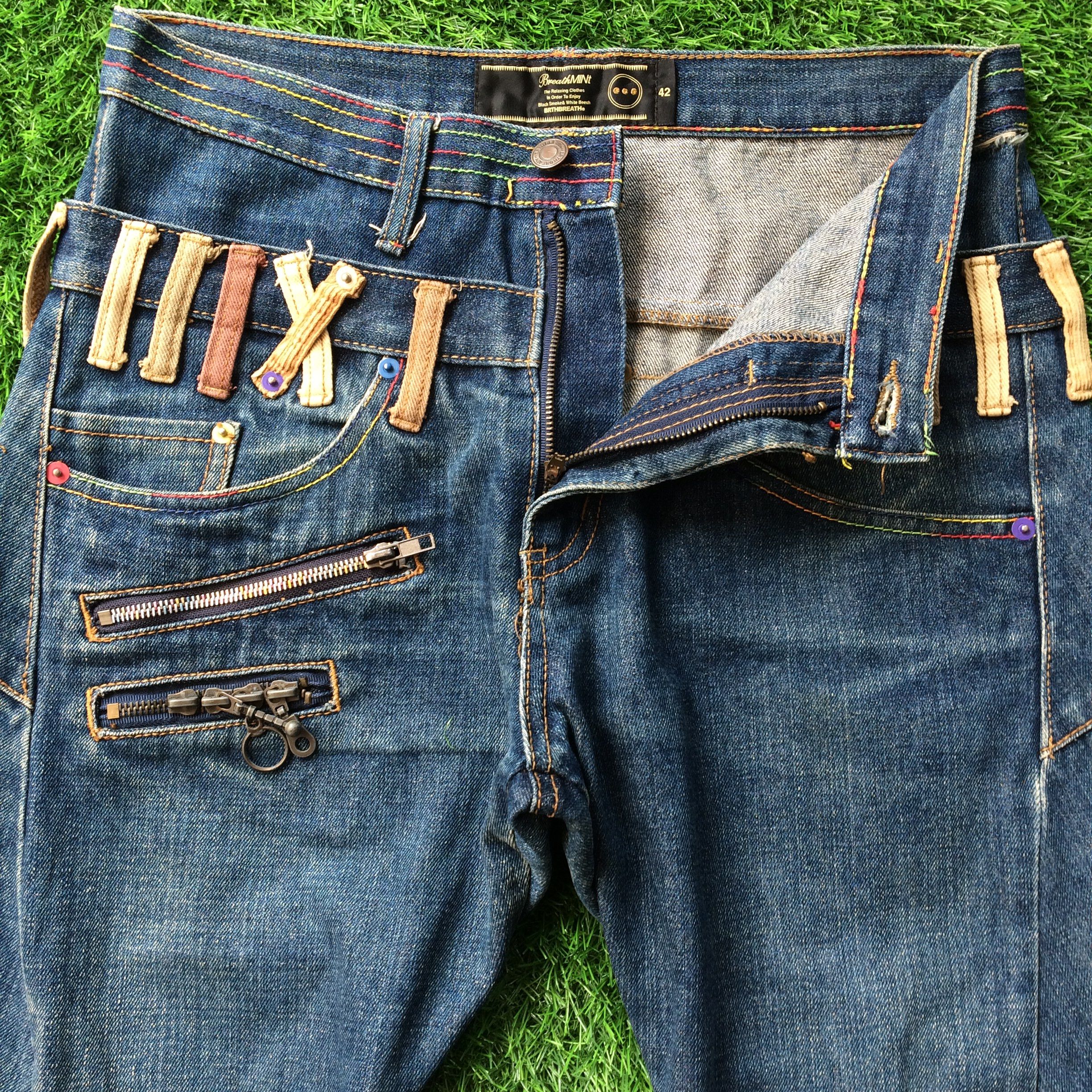 Japanese Brand Japanese Multi Pocket Denim Jeans D-702 Size US 30 / EU 46 - 3 Thumbnail