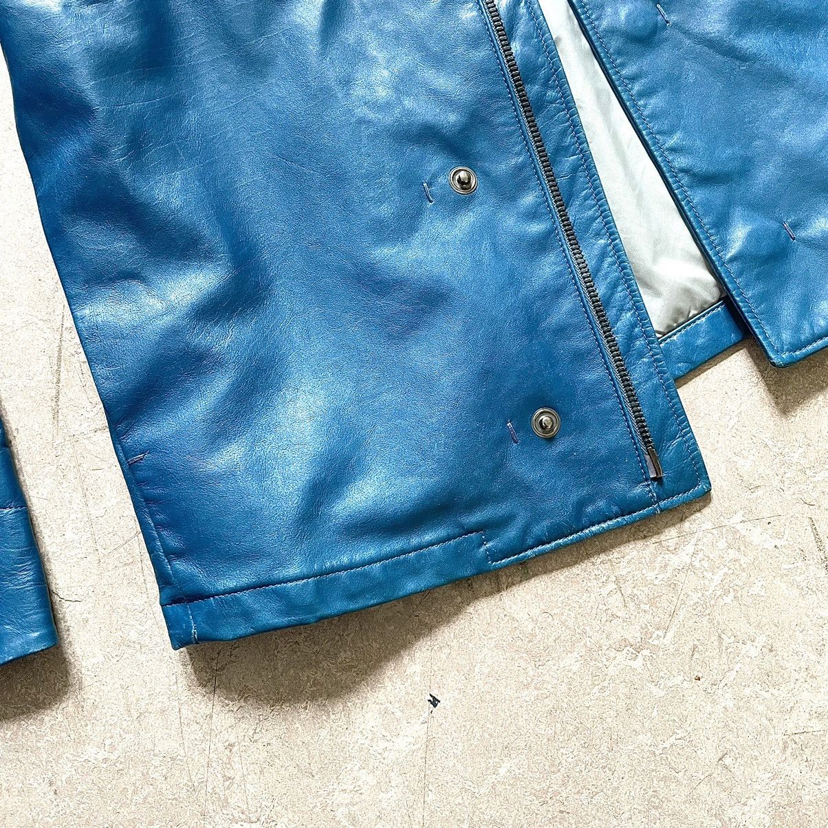 Jil Sander Jil Sander Teal Leather Jacket Size US M / EU 48-50 / 2 - 4 Thumbnail