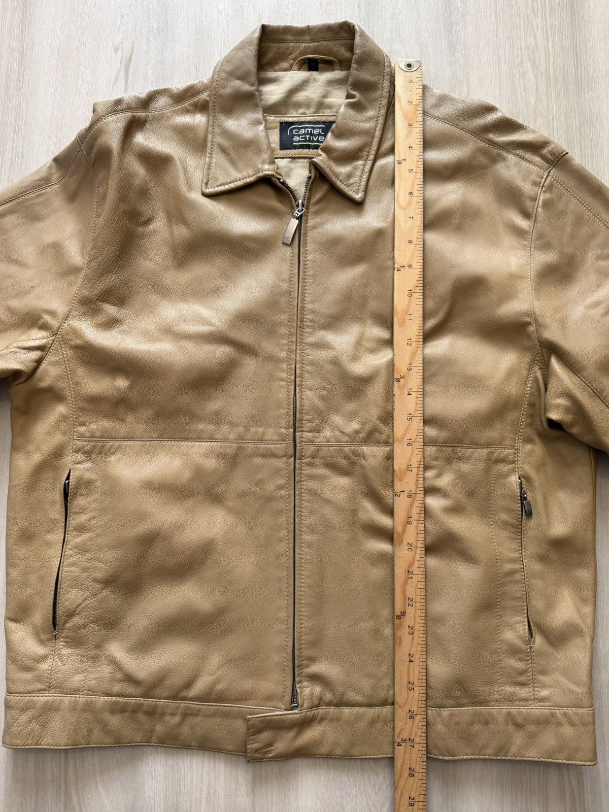camel active Vintage Camel Active Leather Jacket Sz 52 Size US L / EU 52-54 / 3 - 7 Thumbnail