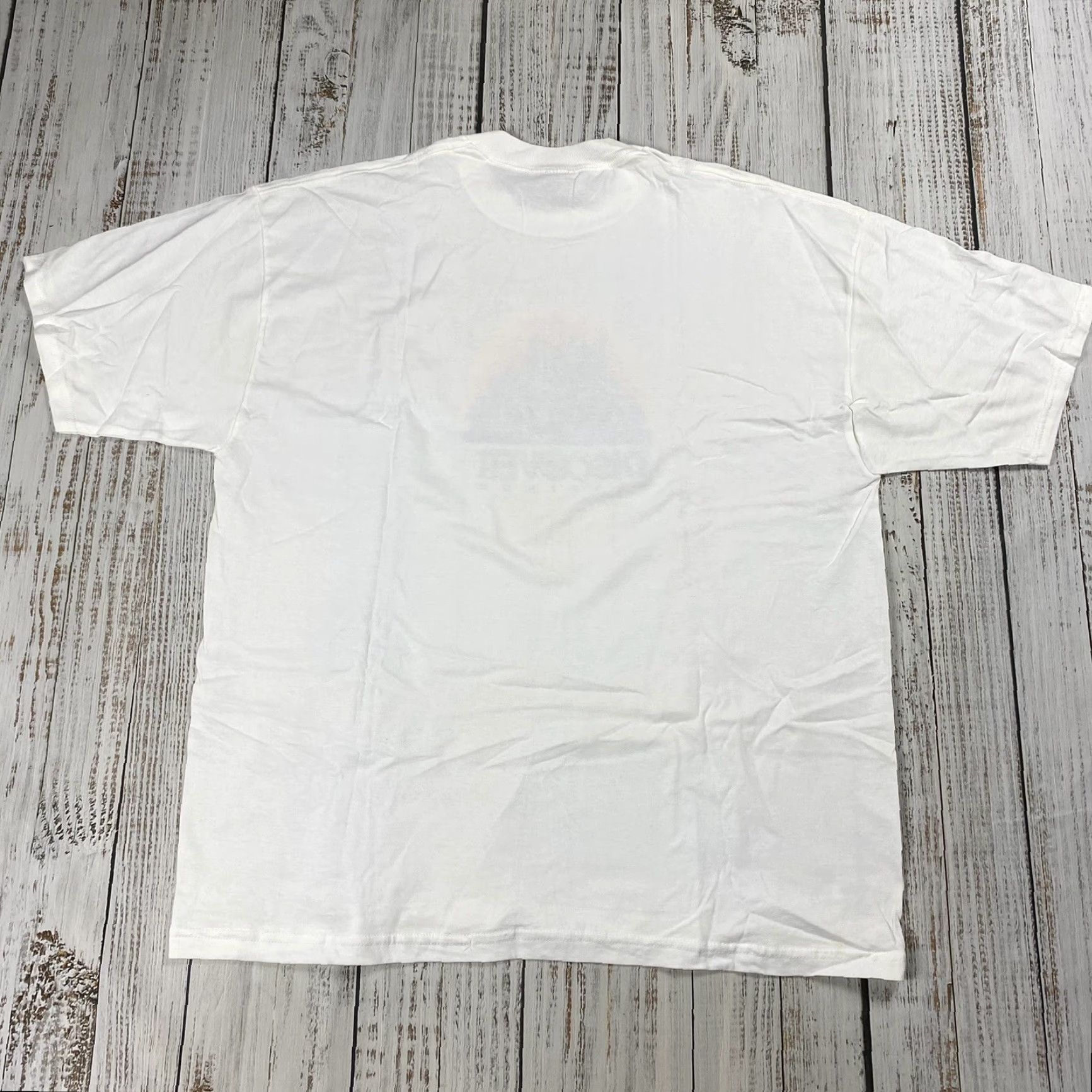 Jerzees VINTAGE JERZEES DISCOVER PLATINUM T-SHIRT 90s FINANCE WHITE XL MENS Size US XL / EU 56 / 4 - 5 Thumbnail