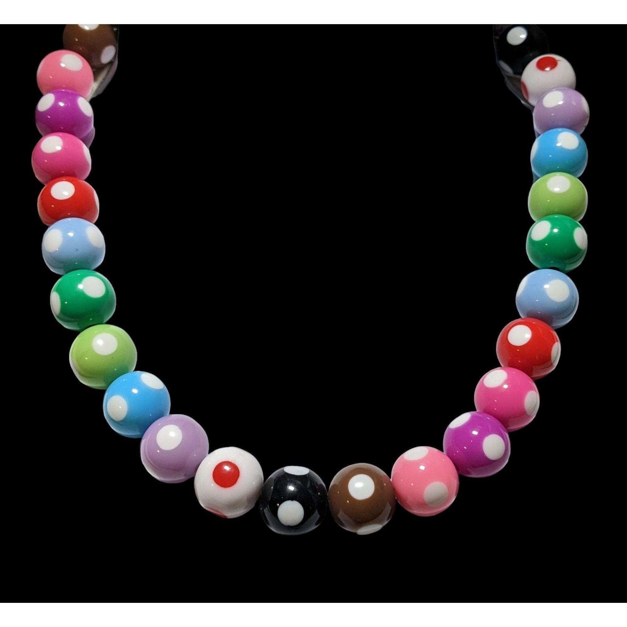 Other Rainbow Polka Dot Bubble Gum Bead Necklace Size ONE SIZE - 2 Thumbnail