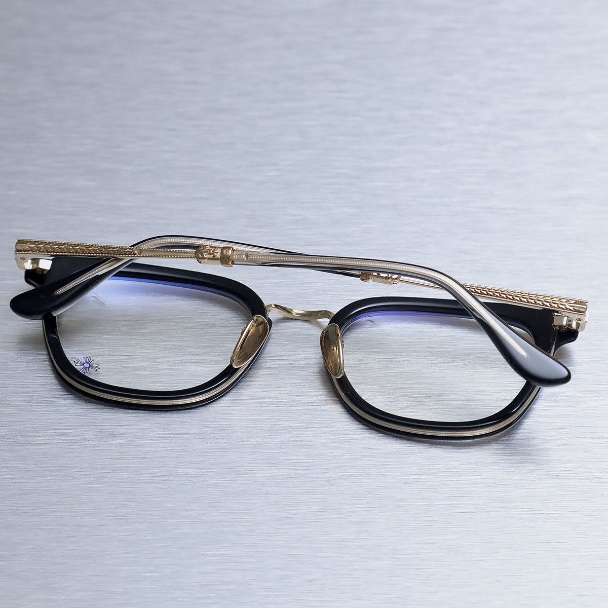 Chrome Hearts CHROME HEARTS STRAPADICTOME GLASSES Size ONE SIZE - 9 Thumbnail