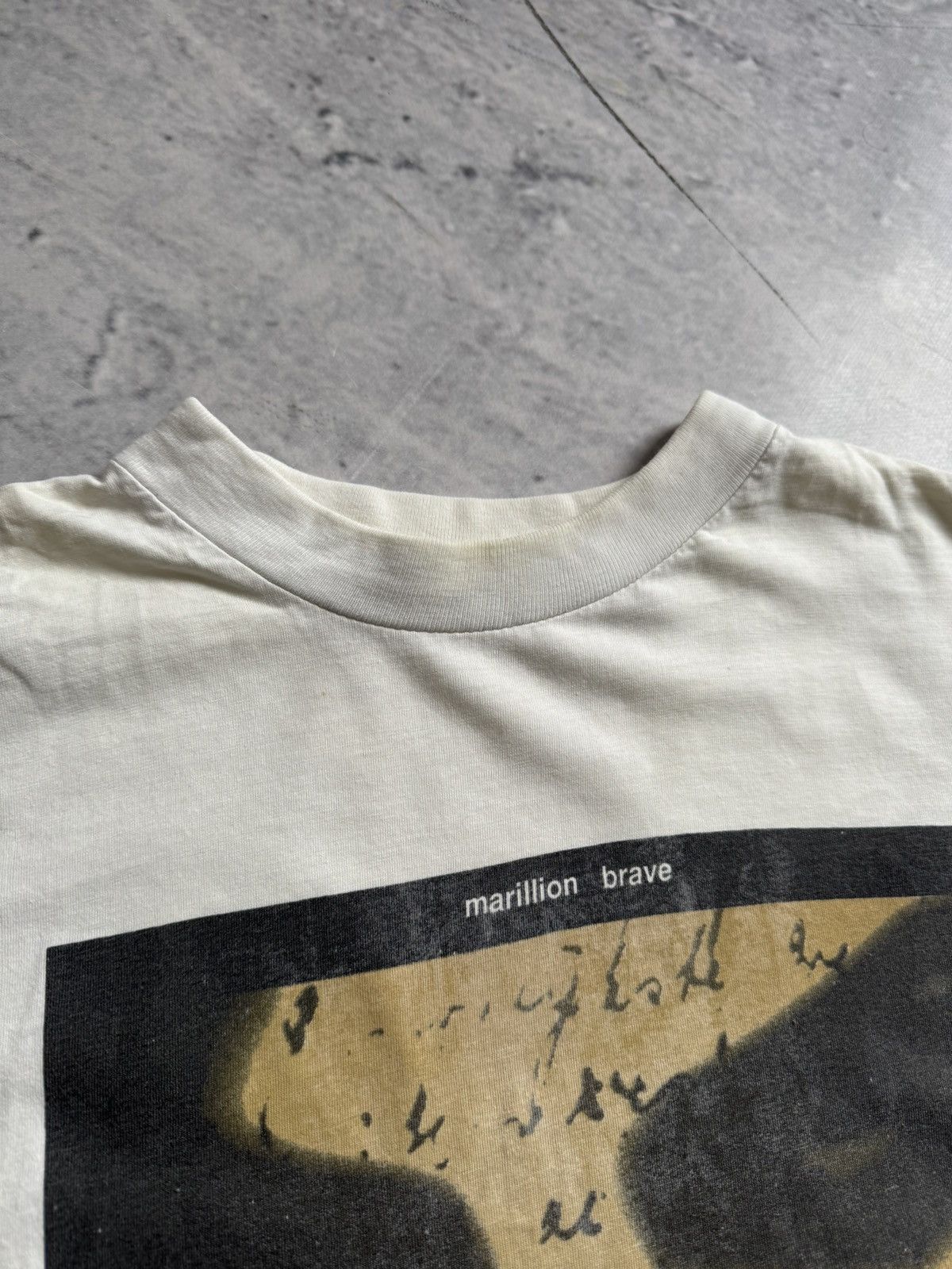Band Tees × Vintage 1994 Marillion Brave tee vintage big logo Size US XL / EU 56 / 4 - 6 Thumbnail