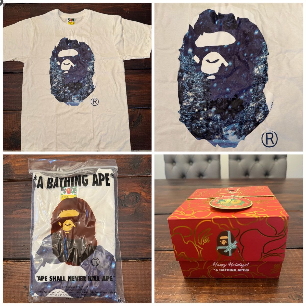 Bape BAPE Photo Ape Head Tee Shirt Gift Box Size US M / EU 48-50 / 2 - 1 Thumbnail