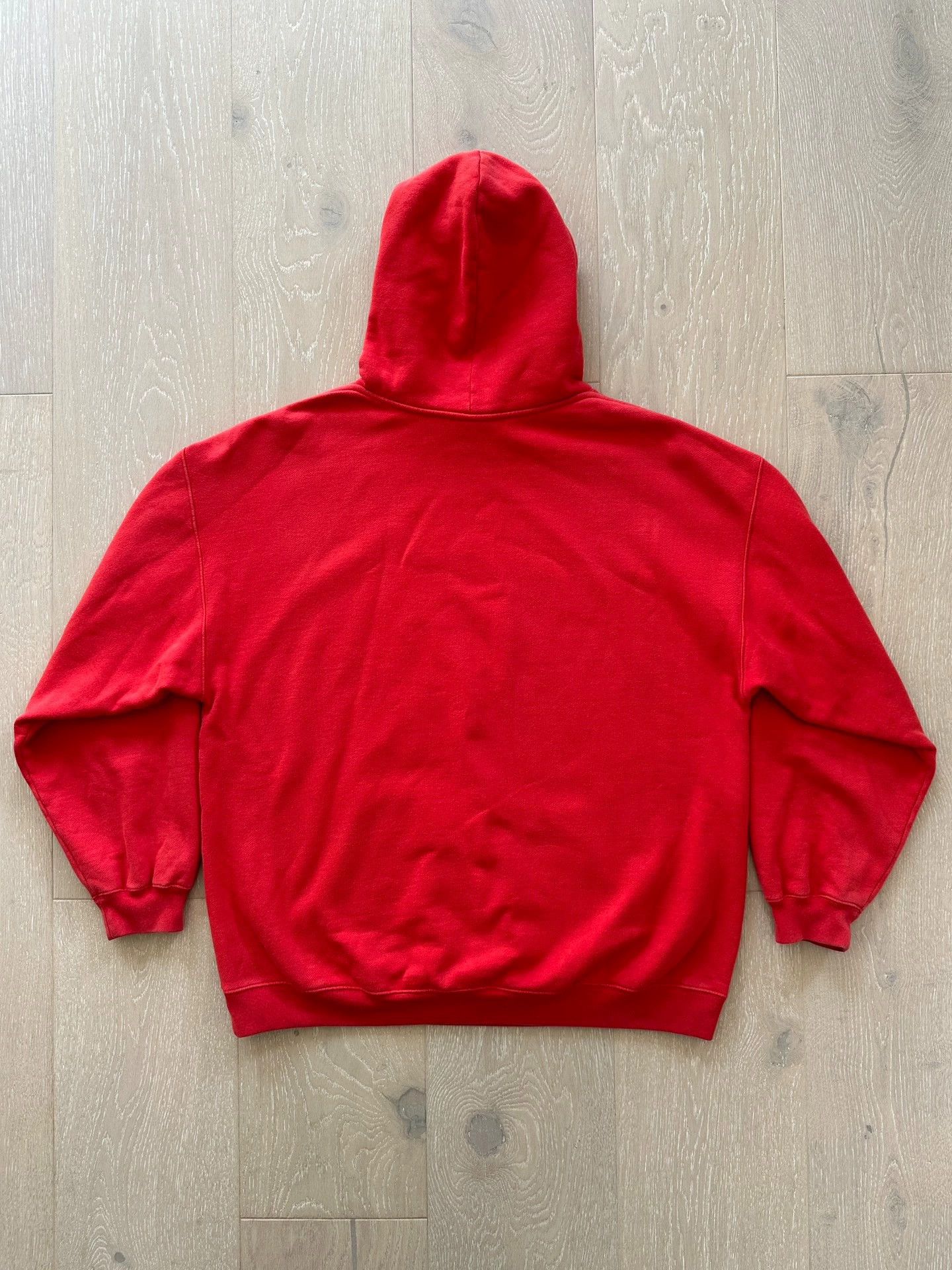 Vetements Vetements 19AW Oversize Red College Print Hoodie S Size S / US 4 / IT 40 - 3 Thumbnail