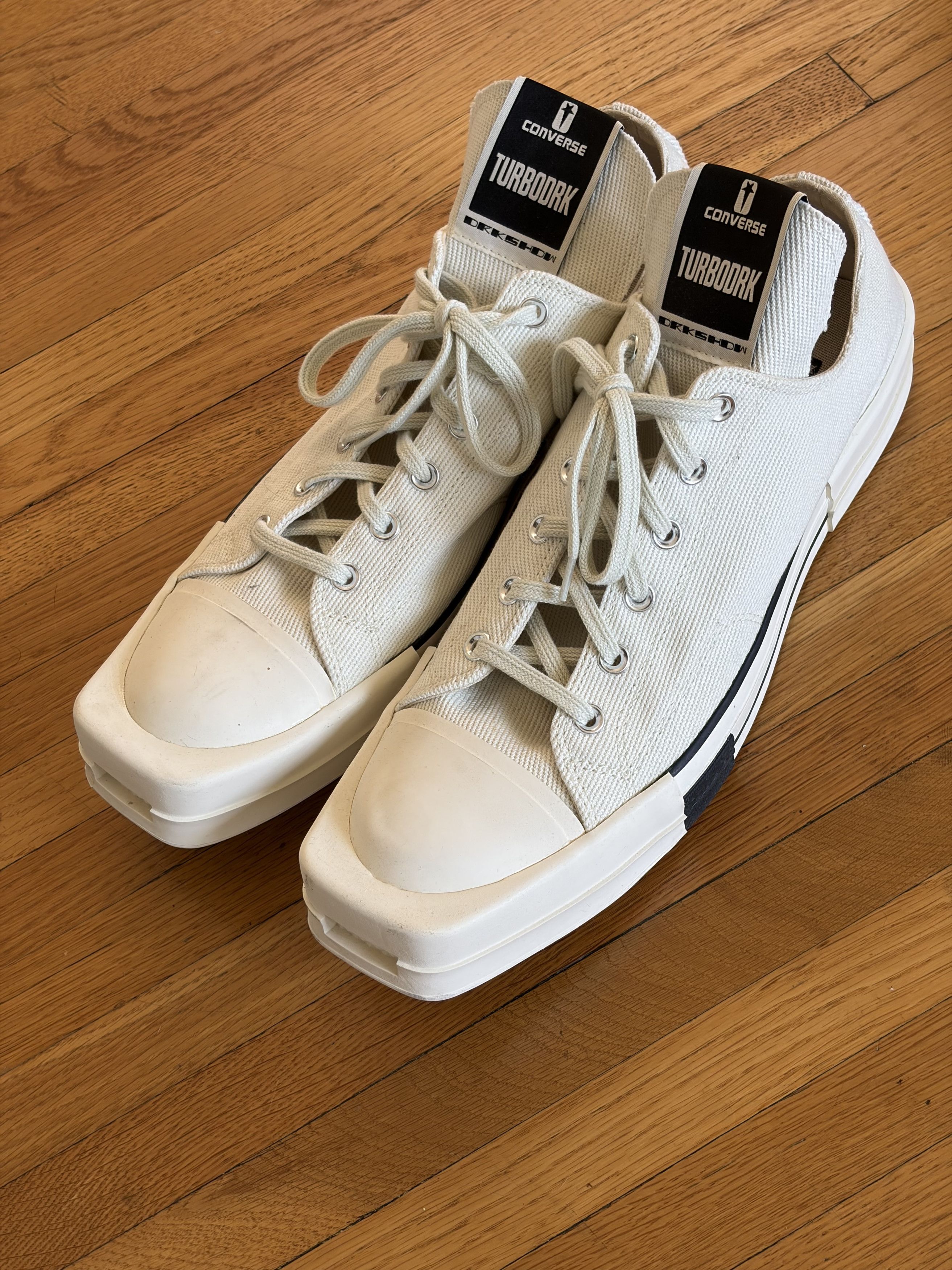 Converse × Rick Owens Drkshdw Low-top Sneaker Size US 13 / EU 46 - 5 Thumbnail