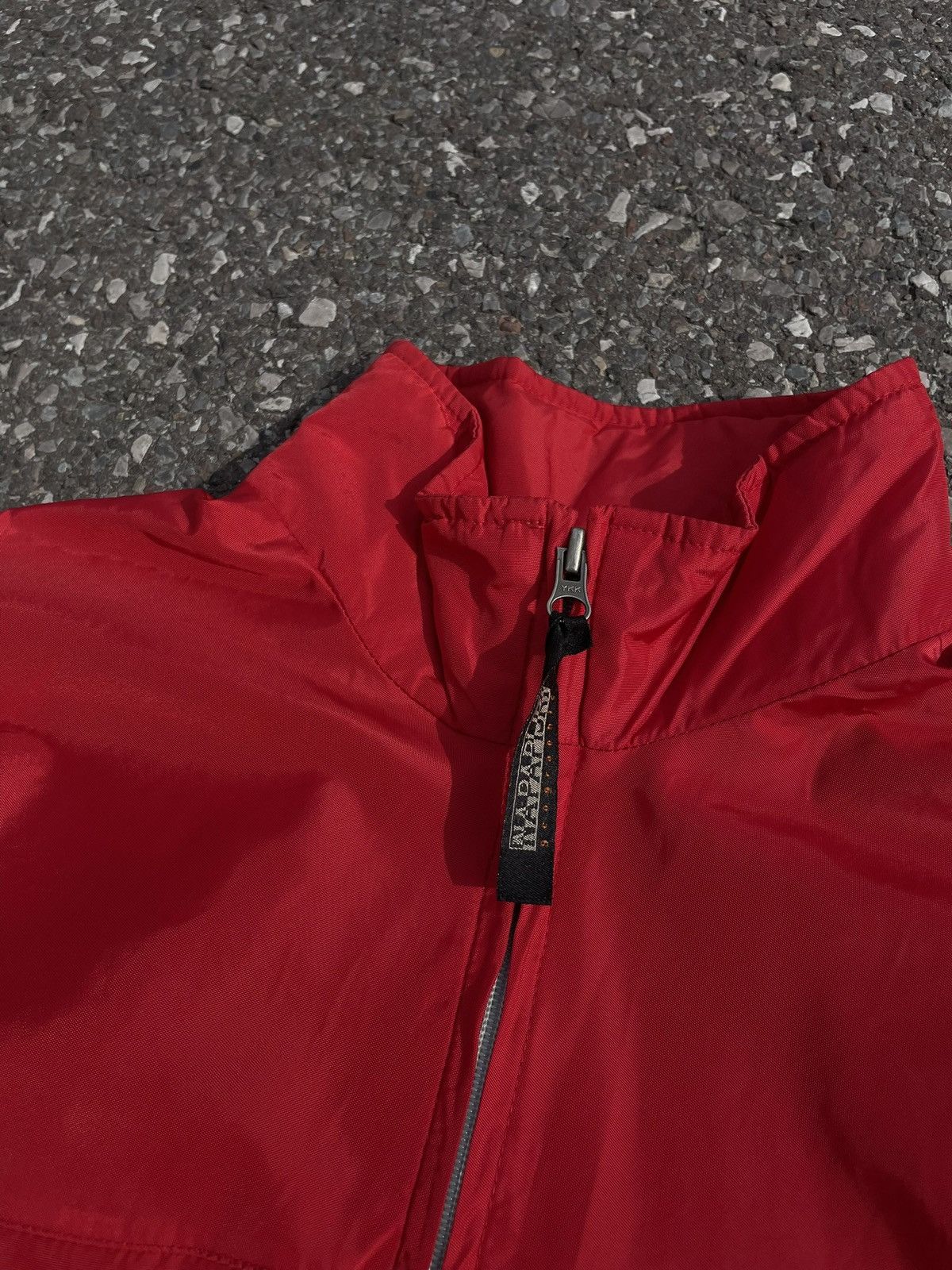 Napapijri Vintage Napapijri Geographic Red Jacket Raincoat Size US S / EU 44-46 / 1 - 6 Thumbnail