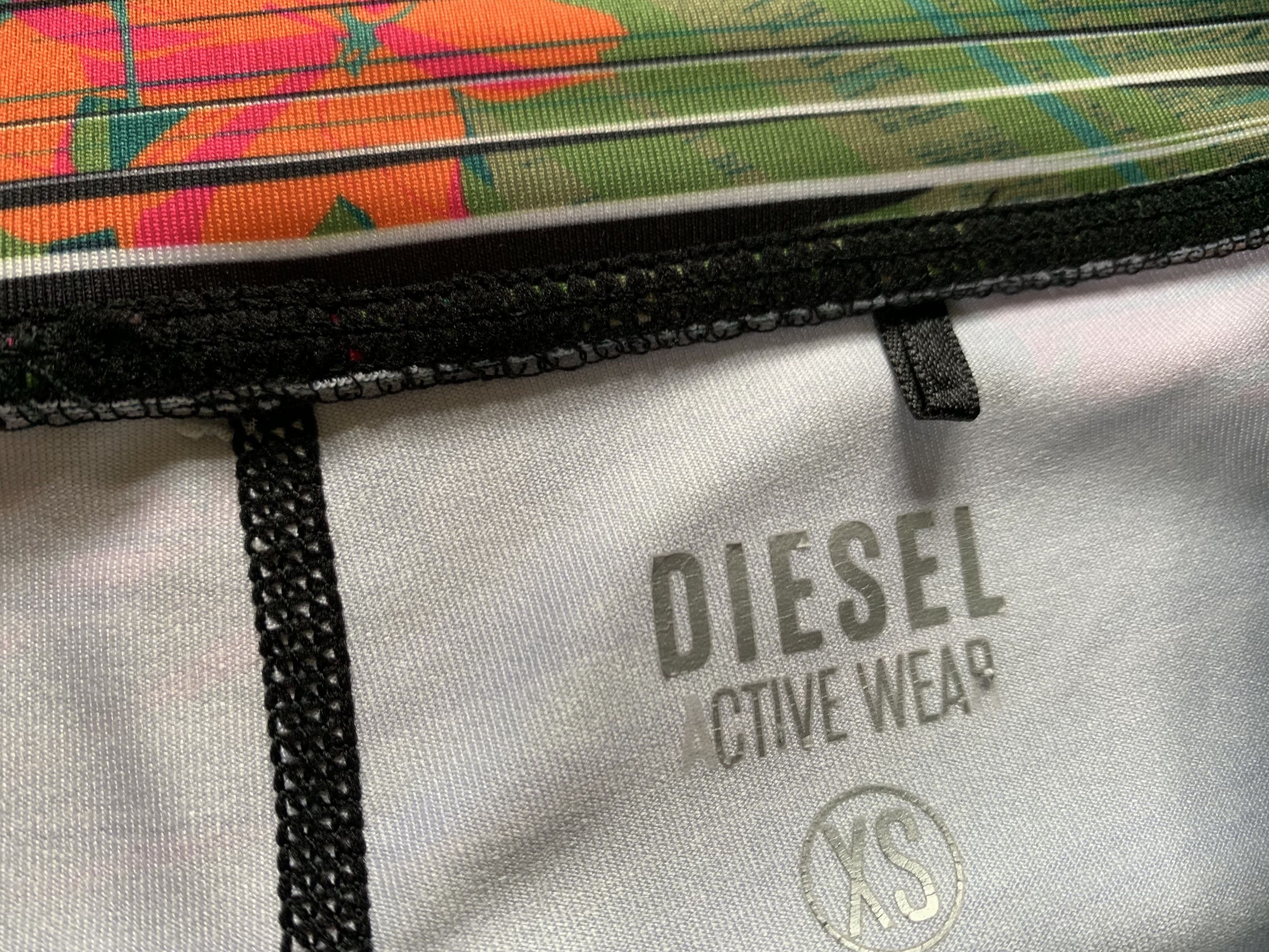 Diesel Womens Diesel Activewear Printed Running Shorts Size 24" / US 00 / IT 34 - 7 Thumbnail
