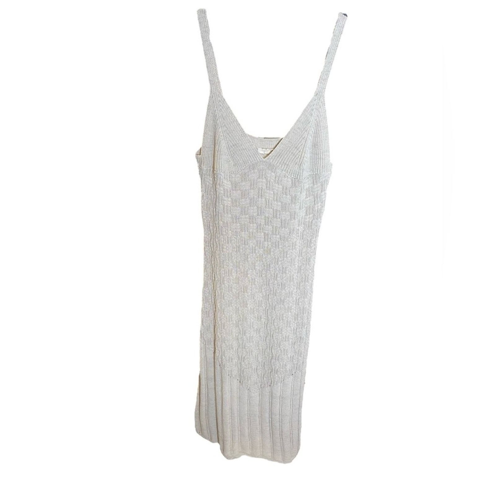 Ramy Brook Ramy Brook DONOVAN KNIT MIDI DRESS Sand XL Size XL / US 12-14 / IT 48-50 - 2 Thumbnail