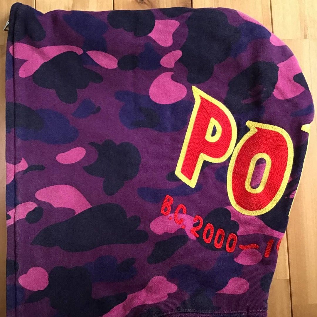 Bape BAPE Shoulder Shark Full Zip Hoodie Purple Camo APE Size US XL / EU 56 / 4 - 6 Thumbnail