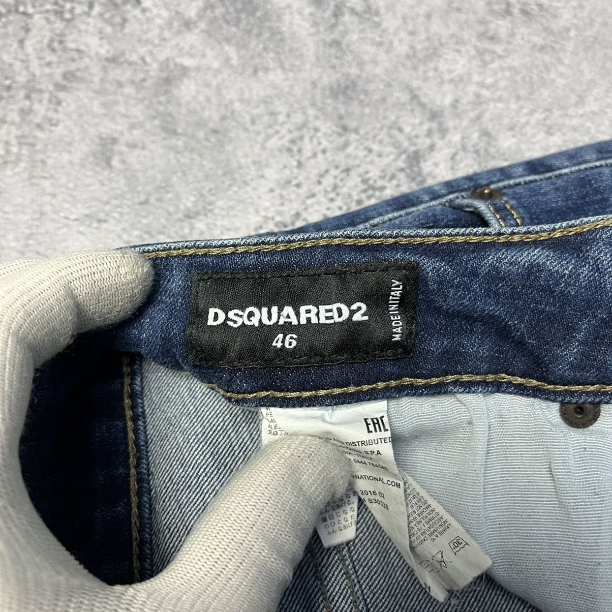 Dsquared2 Vintage Dsquared2 Distressed Denim Blue Jeans Italy Size 32" / US 10 / IT 46 - 9 Thumbnail