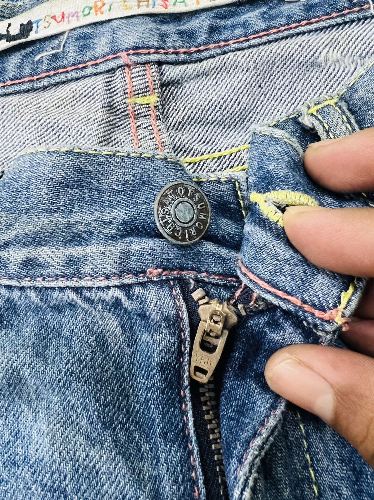 Issey Miyake × Tsumori Chisato Archive Tsumori Chisato Distressed Design Denim Size US 32 / EU 48 - 10 Thumbnail