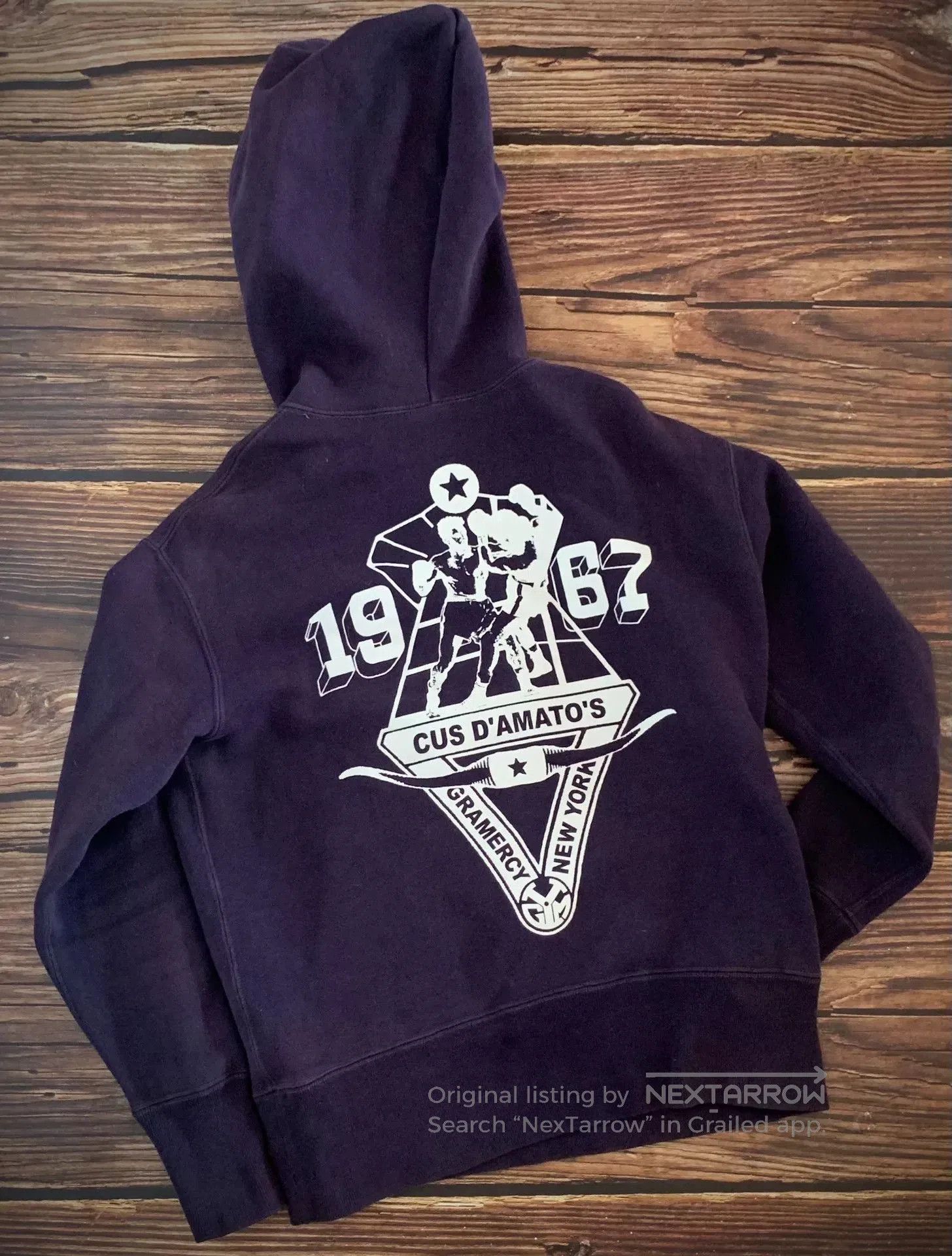 Japanese Brand stylish purple hooded sweatshirt for casual wear. Size US S / EU 44-46 / 1 - 2 Thumbnail