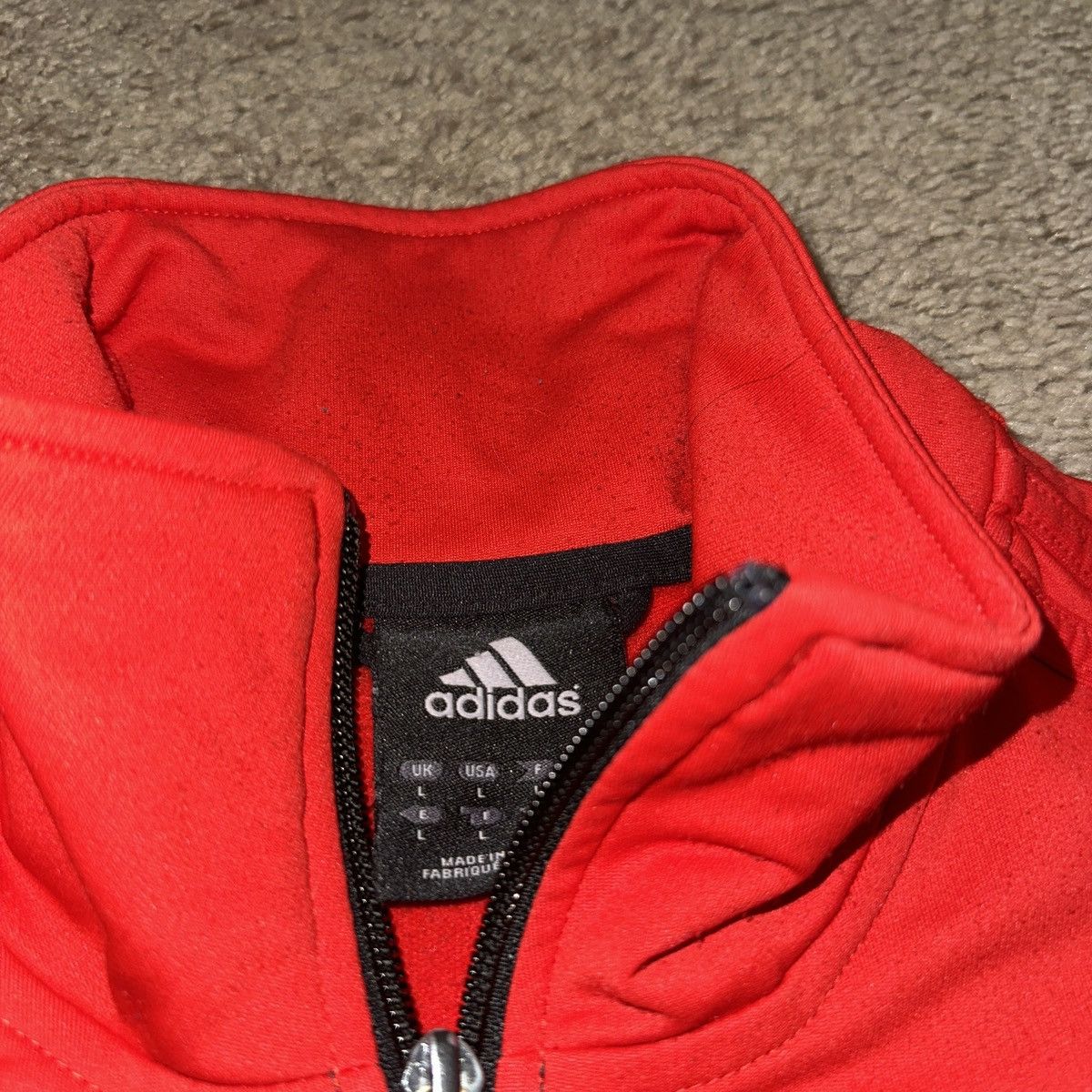 Adidas AC Milan Track Jacket Warm Up Y2K Size US L / EU 52-54 / 3 - 3 Thumbnail