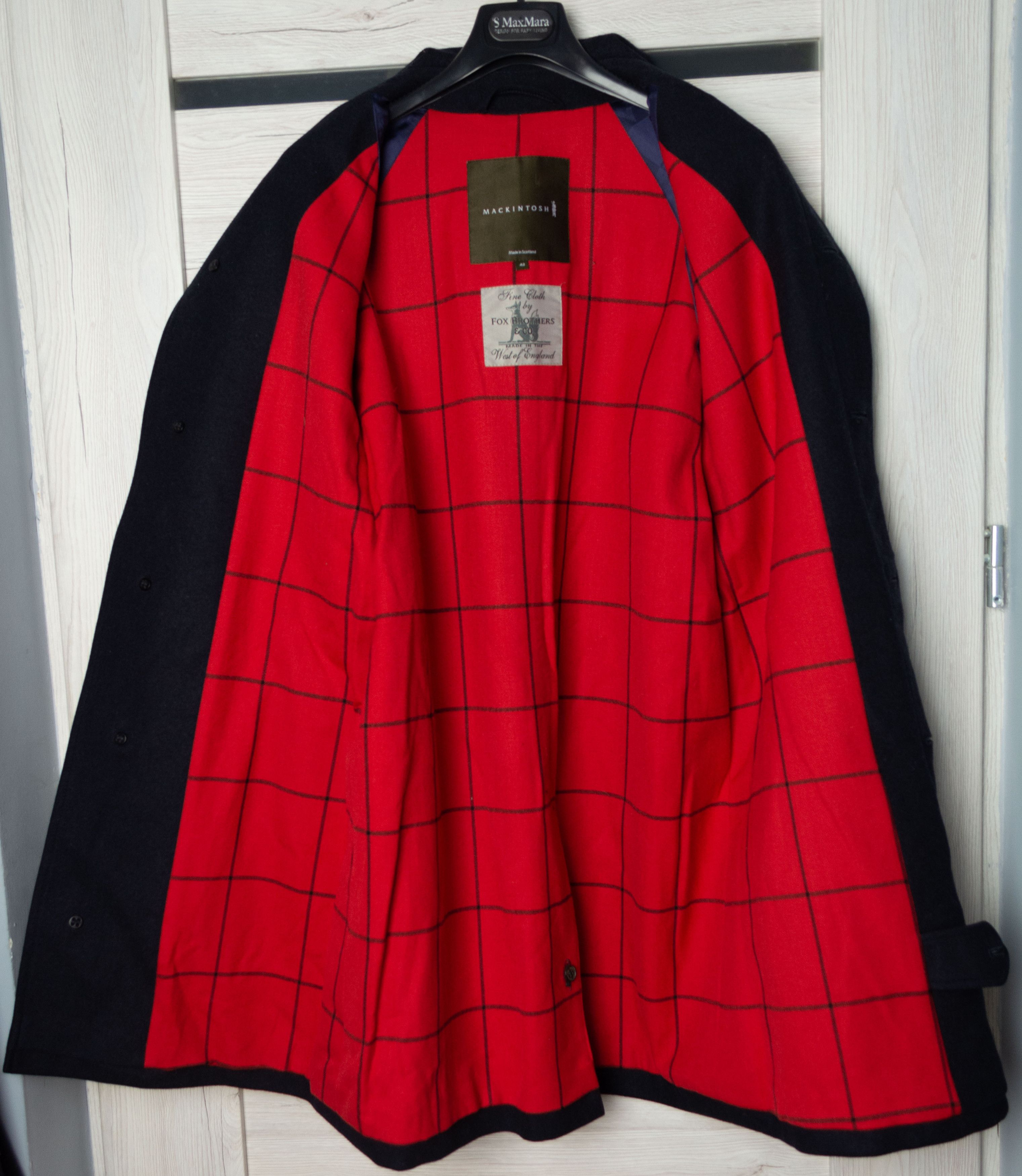 Mackintosh MACKINTOSH fox brother navy wool coat Classic Size US M / EU 48-50 / 2 - 8 Thumbnail