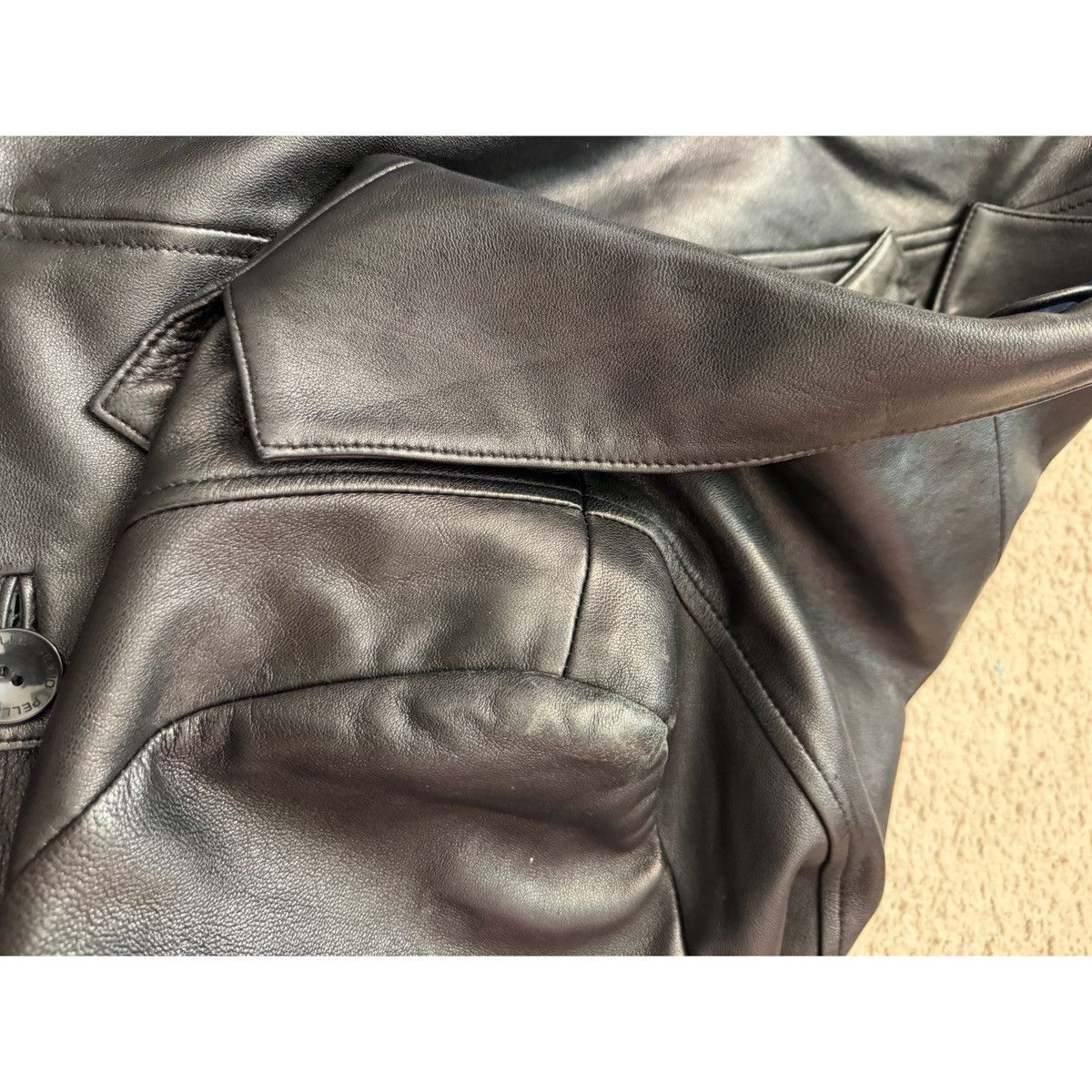 Wilsons Leather WILSONS PELLE STUDIO VINTAGE BLAZER LEATHER JACKET Size XL / US 12-14 / IT 48-50 - 16 Thumbnail