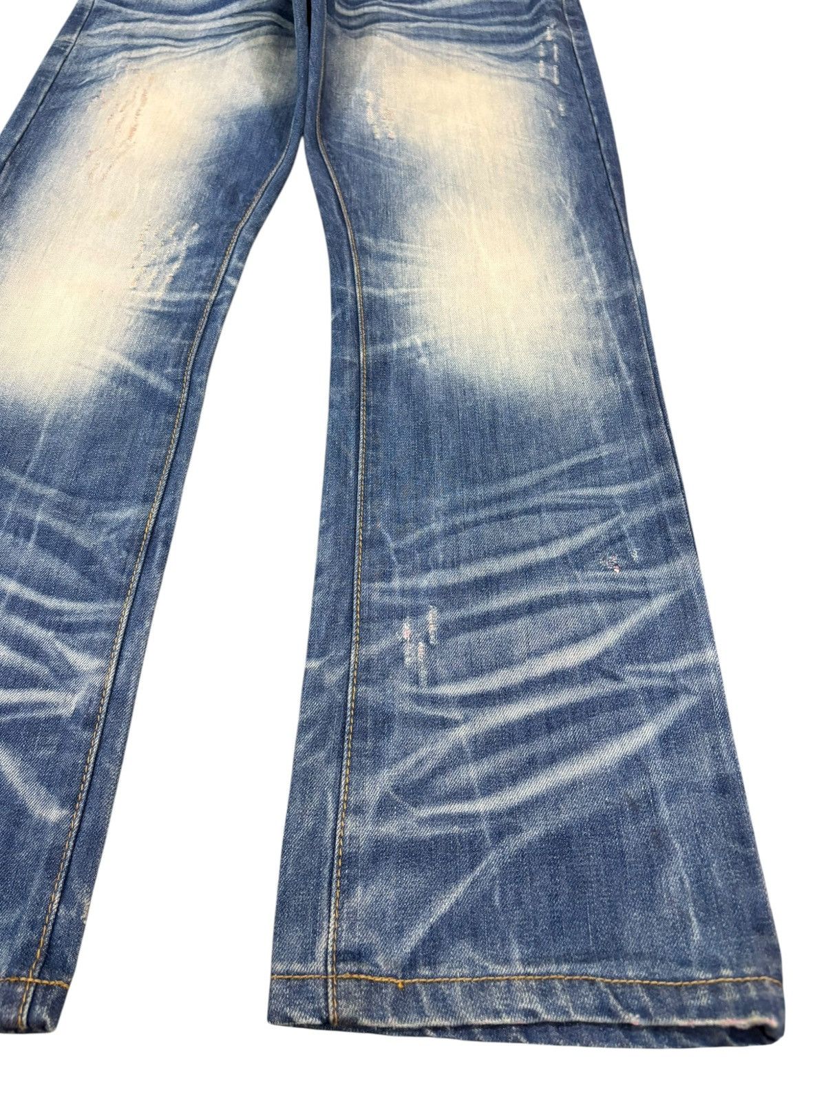 Japanese Brand Vintage Japanese Buckle Back Suspenders Rusty Loose Jeans Size US 30 / EU 46 - 7 Thumbnail