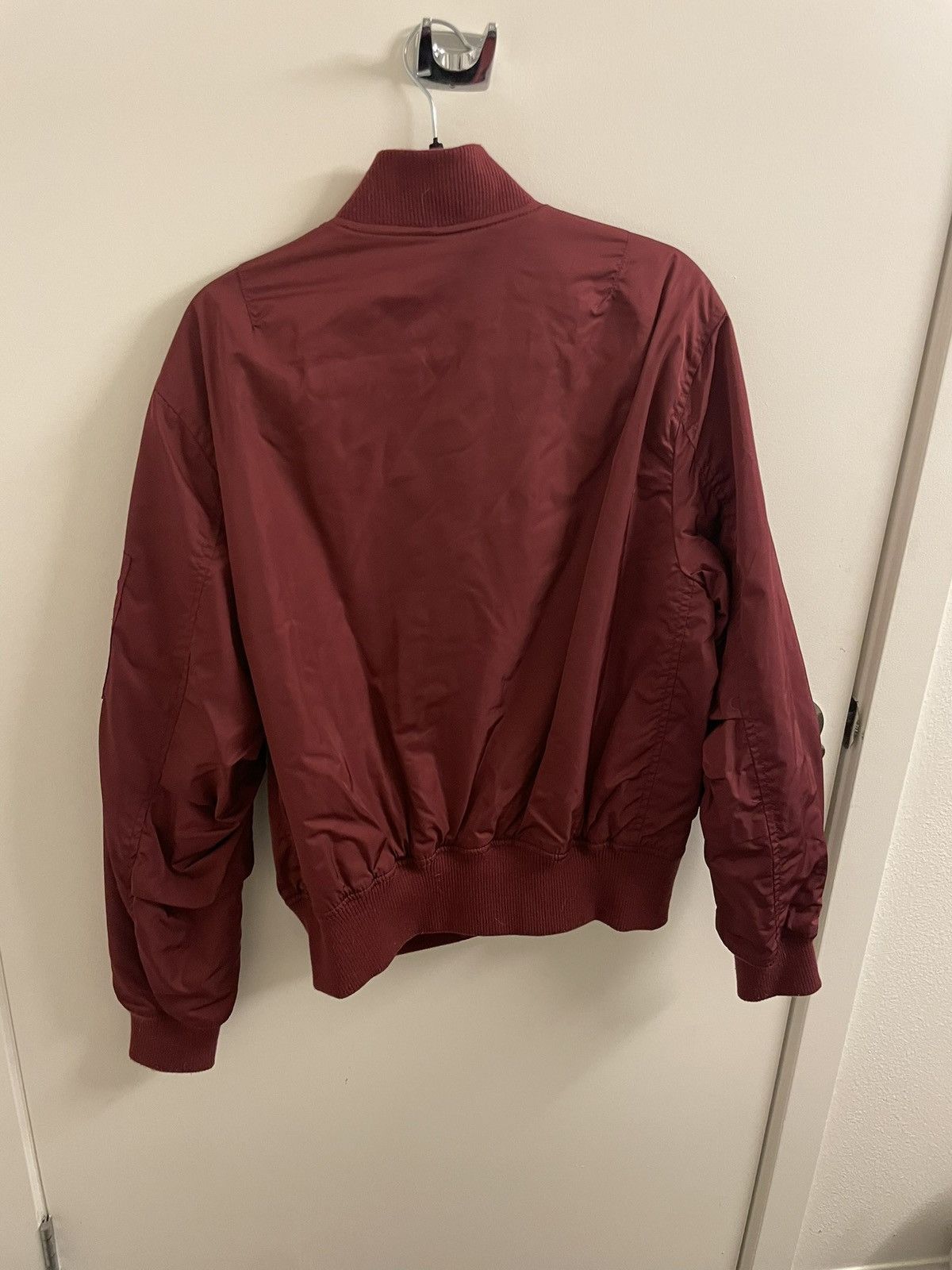 Pacsun Maroon Bomber Jacket Size US M / EU 48-50 / 2 - 2 Thumbnail
