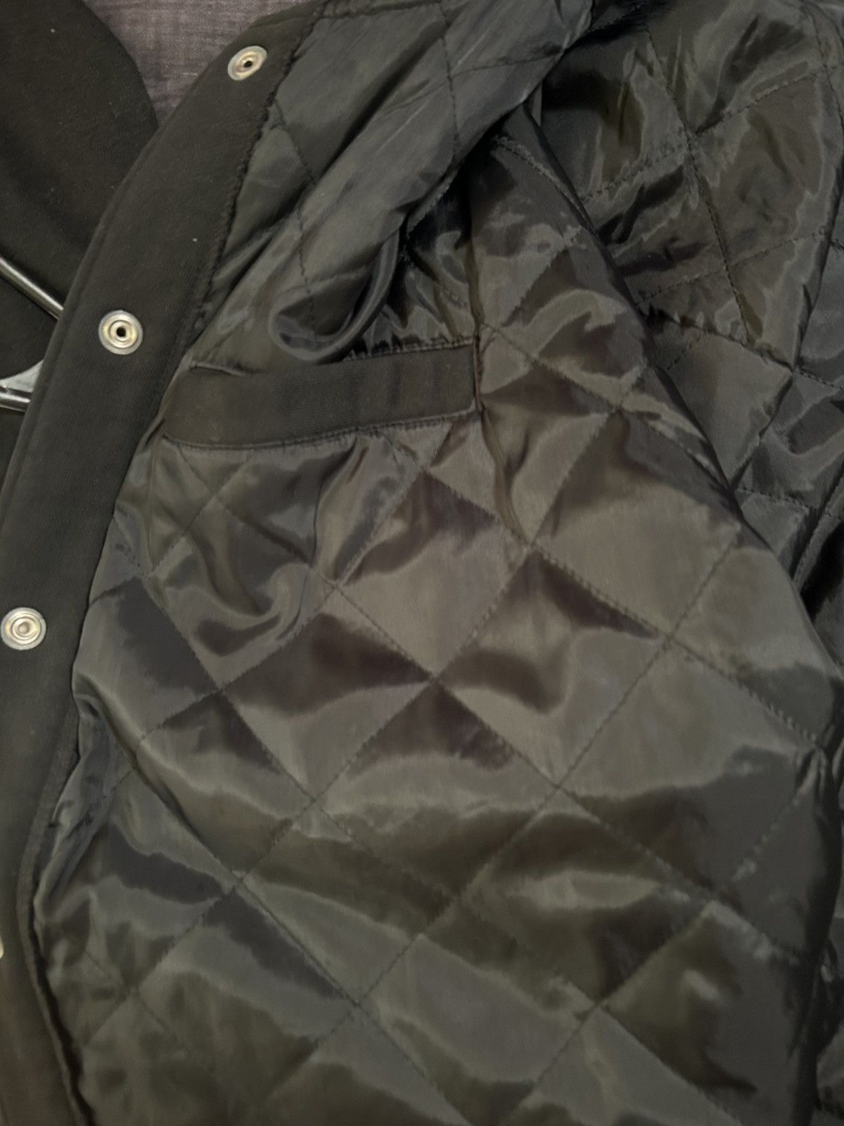 Champion Champion Triple Black Varsity Bomber Jacket Size US XXL / EU 58 / 5 - 5 Thumbnail