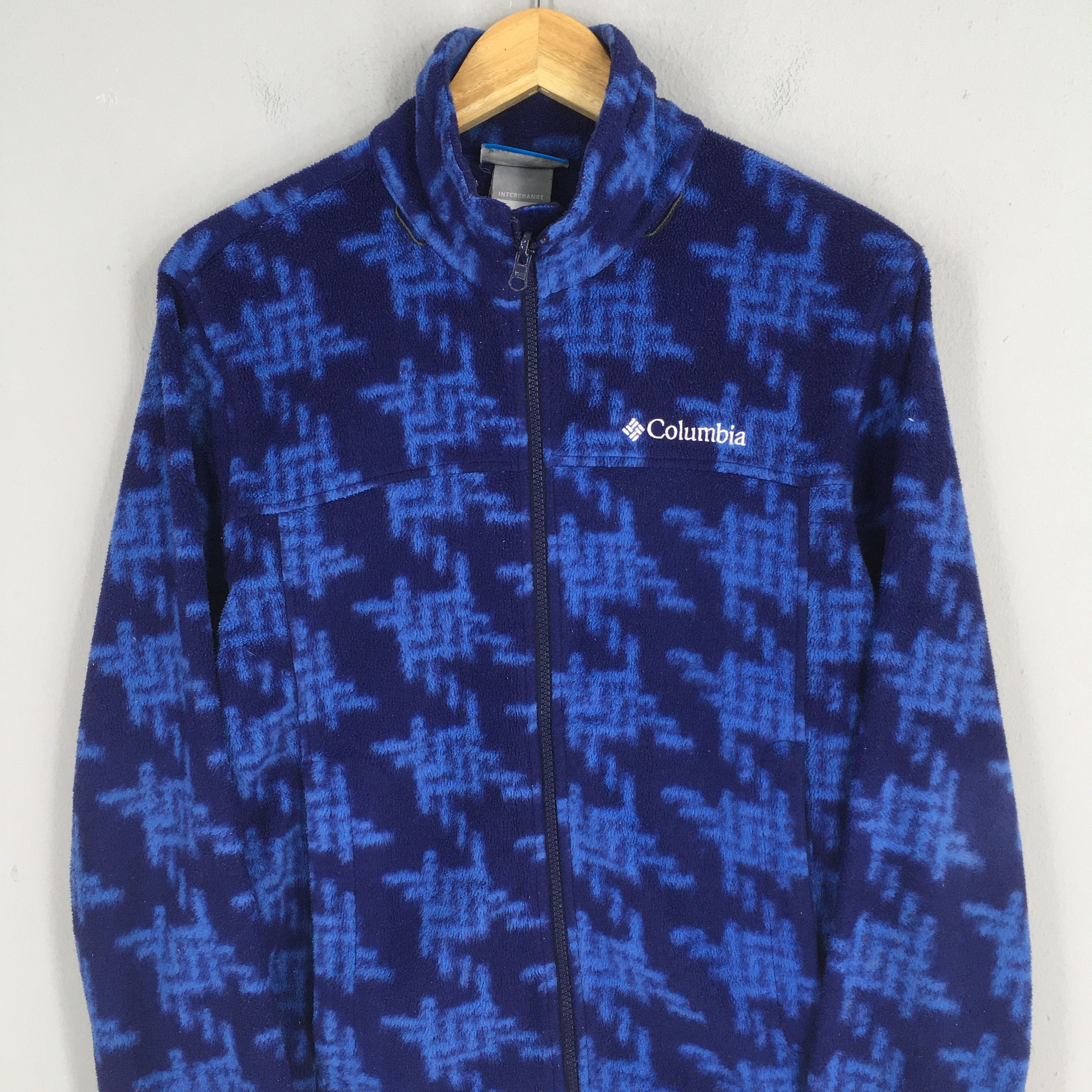 Vintage Vintage Columbia Sportswear Blue Fleece Sweatshirt Medium Size US M / EU 48-50 / 2 - 2 Thumbnail