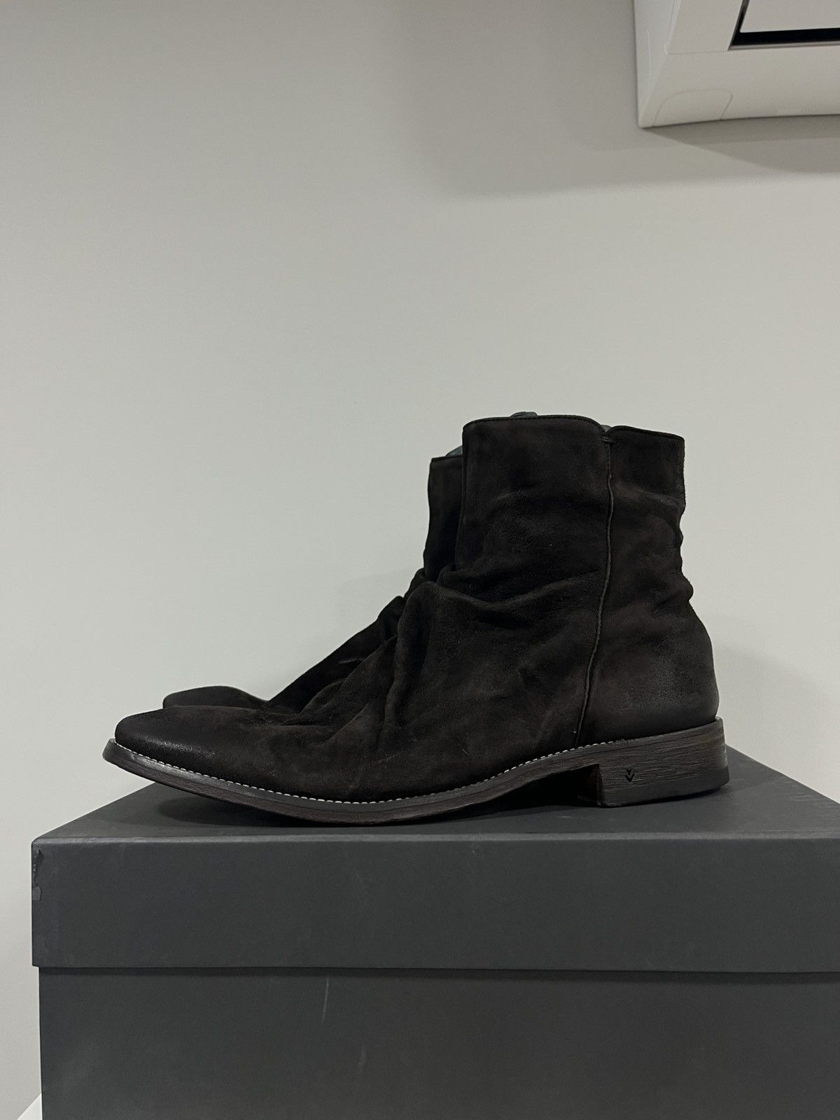 John Varvatos Morrison suede sharpei boot 11 Size US 11 / EU 44 - 8 Thumbnail