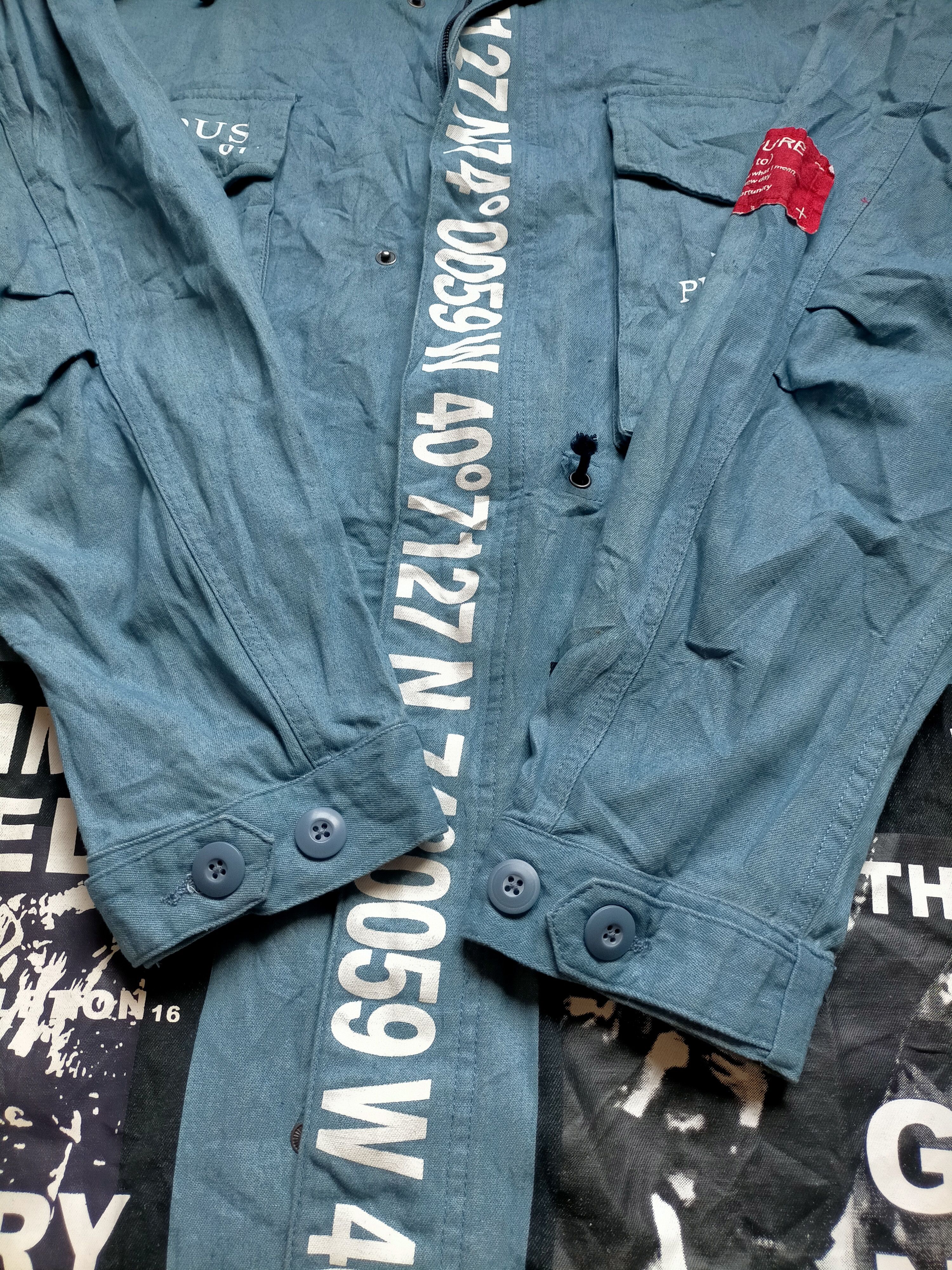 If Six Was Nine 🔥Rare🔥Vtg 90s Jungle storm Rap Patches Parkas Hoodie Size US XXL / EU 58 / 5 - 19 Thumbnail