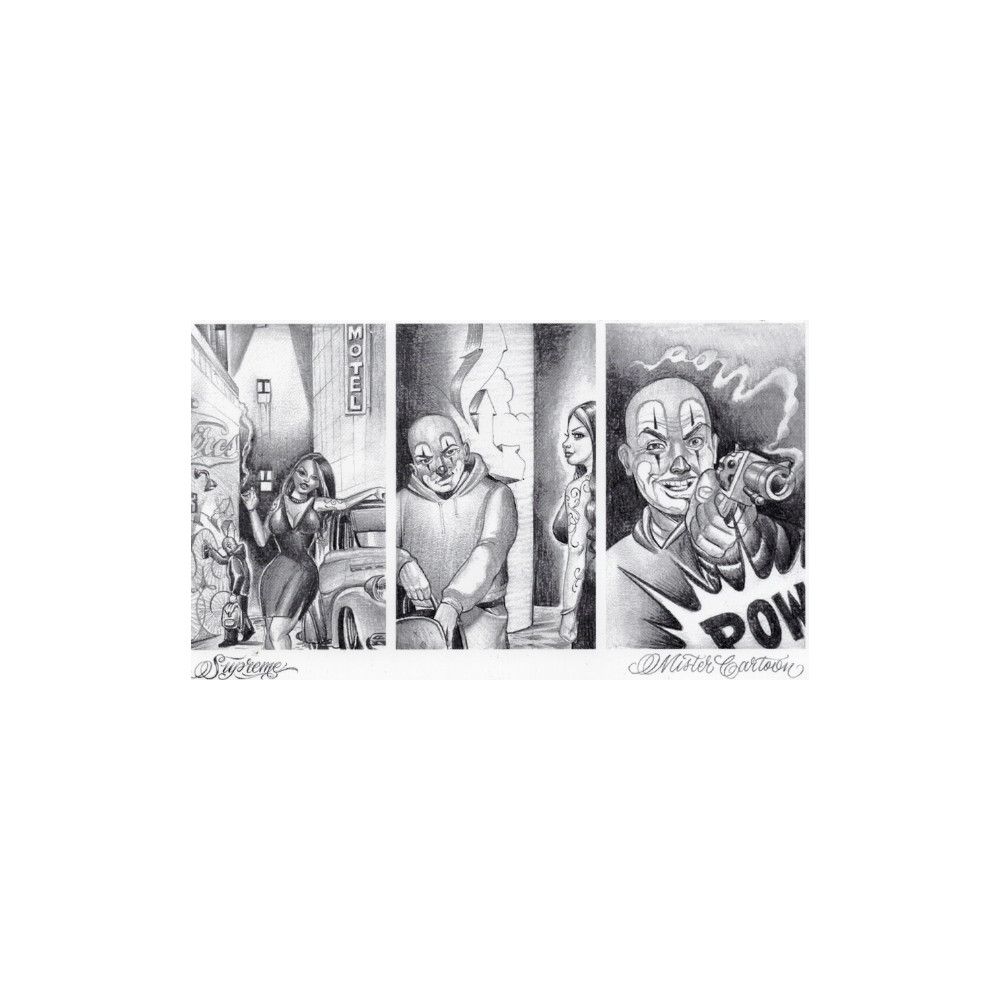 Supreme Supreme Mister Cartoon Clown Comic Sticker Size ONE SIZE - 1 Preview