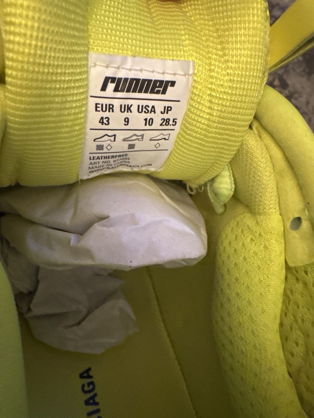 Balenciaga Balenciaga Runner Size US 10 / EU 43 - 6 Thumbnail