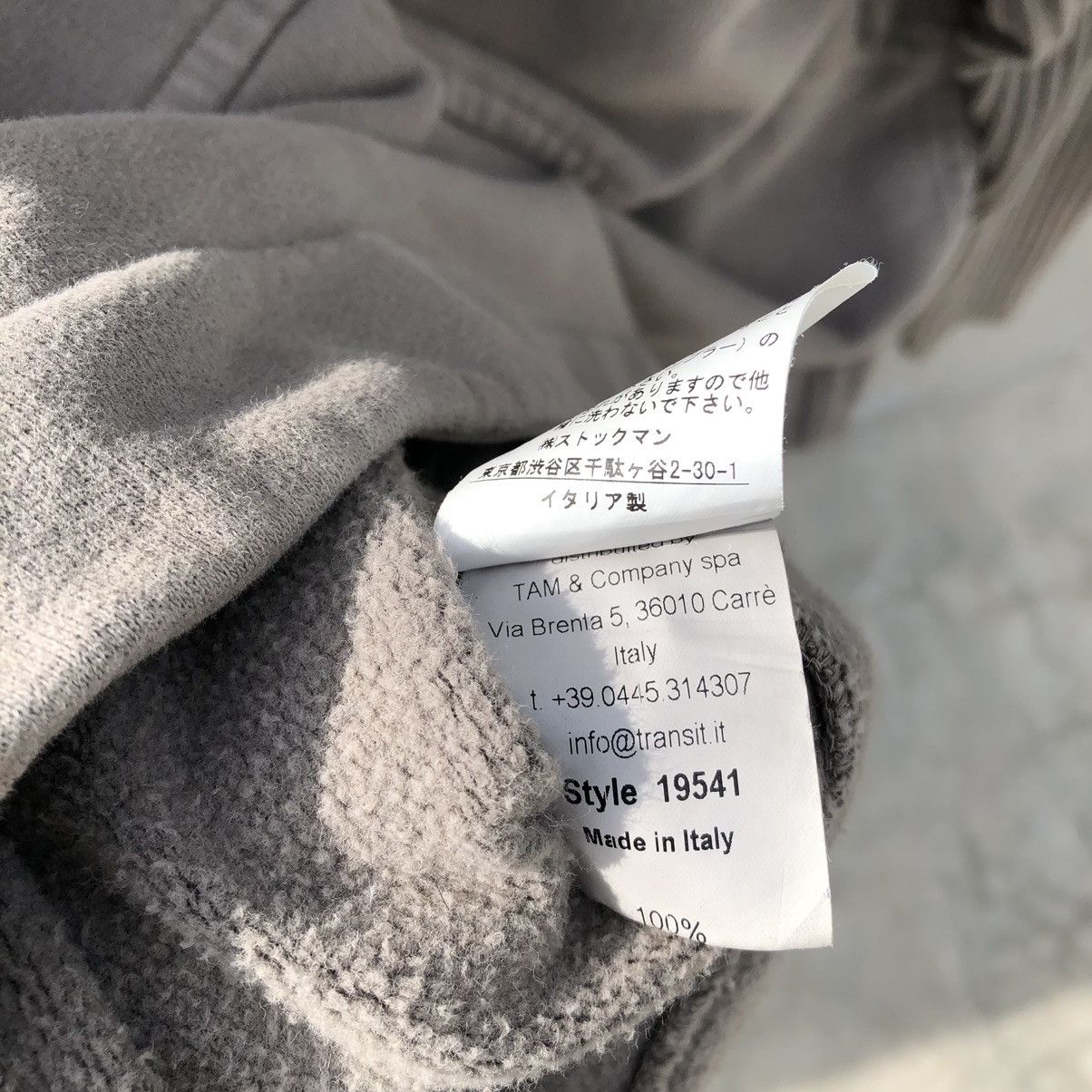 Transit TRANSIT par-such Cotton Full Zip Jacket Size US L / EU 52-54 / 3 - 10 Thumbnail