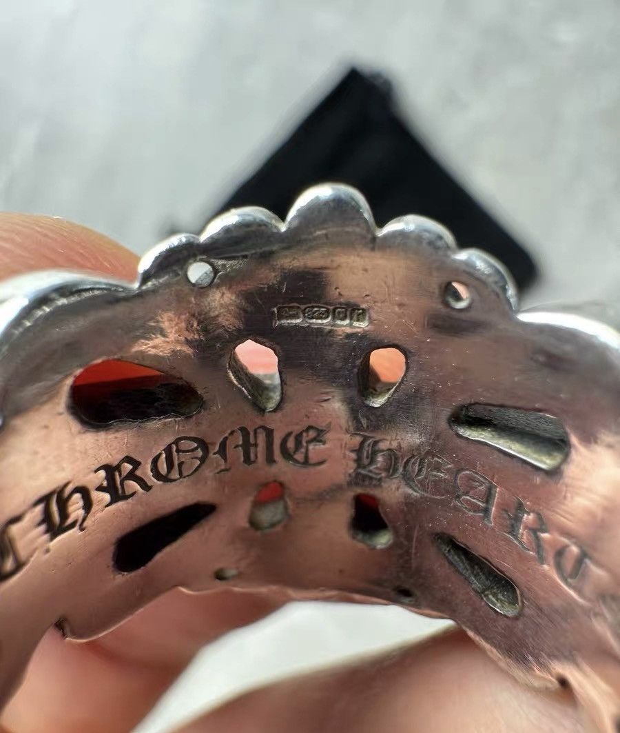 Chrome Hearts Chrome Hearts Cross Open Flower Ring Size ONE SIZE - 8 Thumbnail