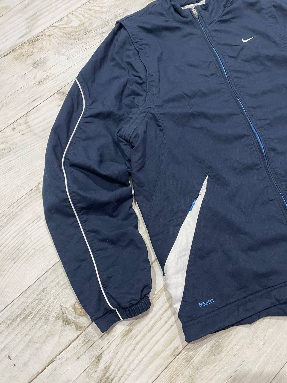 Nike Vintage Nike Track Jacket Vest 00s Nylon Striped Size US M / EU 48-50 / 2 - 7 Thumbnail