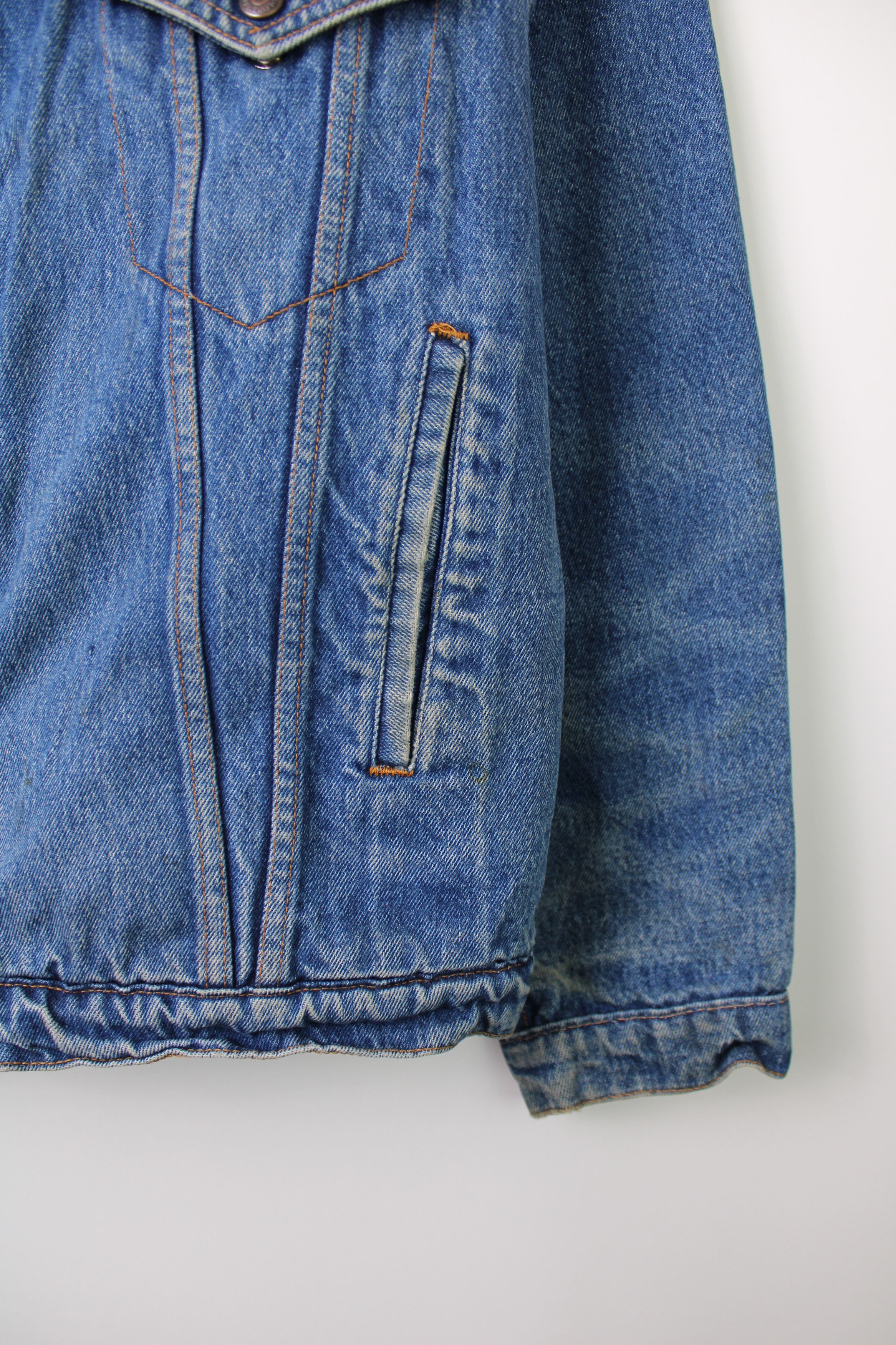 Levi's Levis Vintage Sherpa Lined Denim Jacket 1990S Vtg 48 Size US L / EU 52-54 / 3 - 4 Thumbnail
